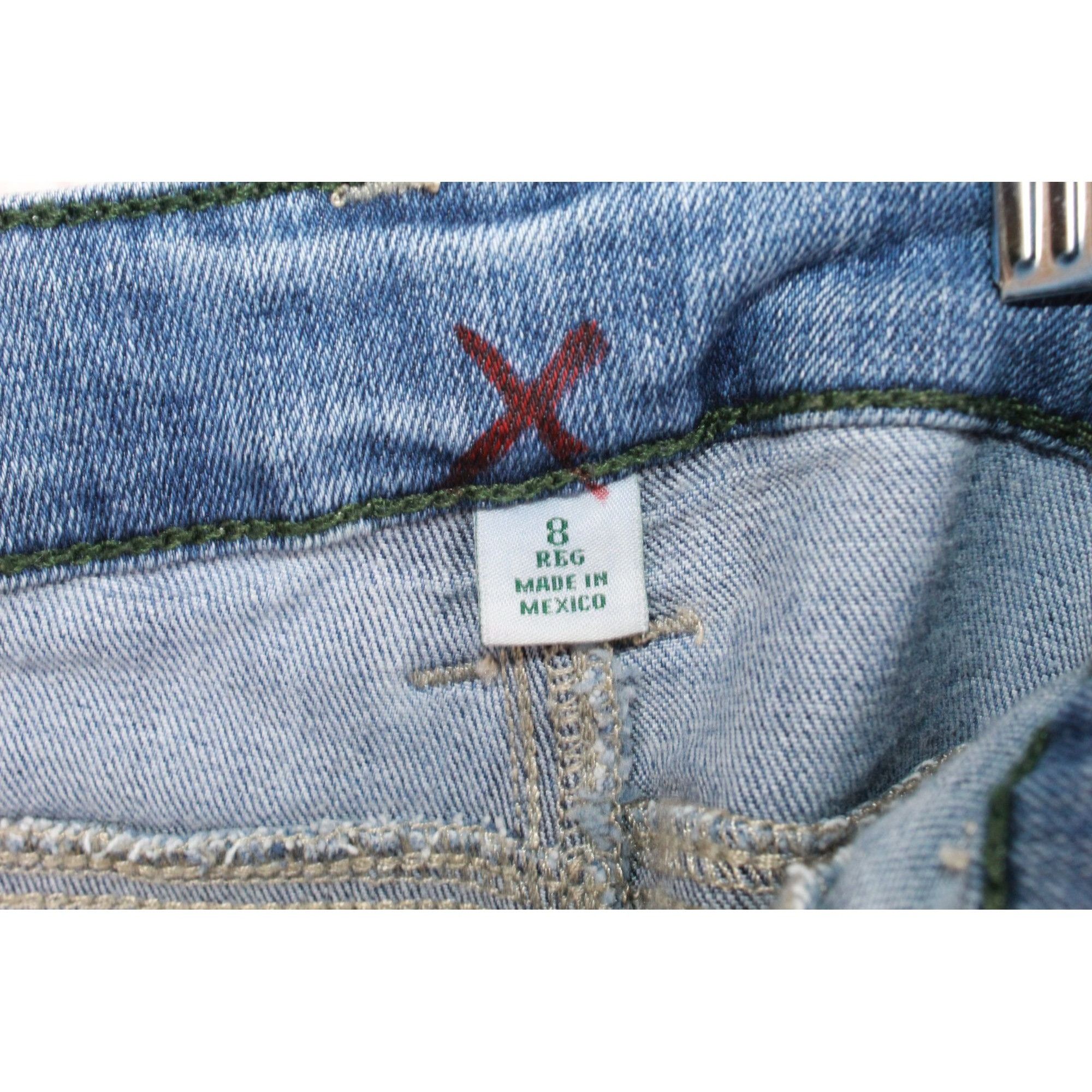 L.L. Bean LL Bean Women's Jeans Mid Rise Straight Leg Bright Indigo Size 30" / US 8 / IT 44 - 7 Thumbnail