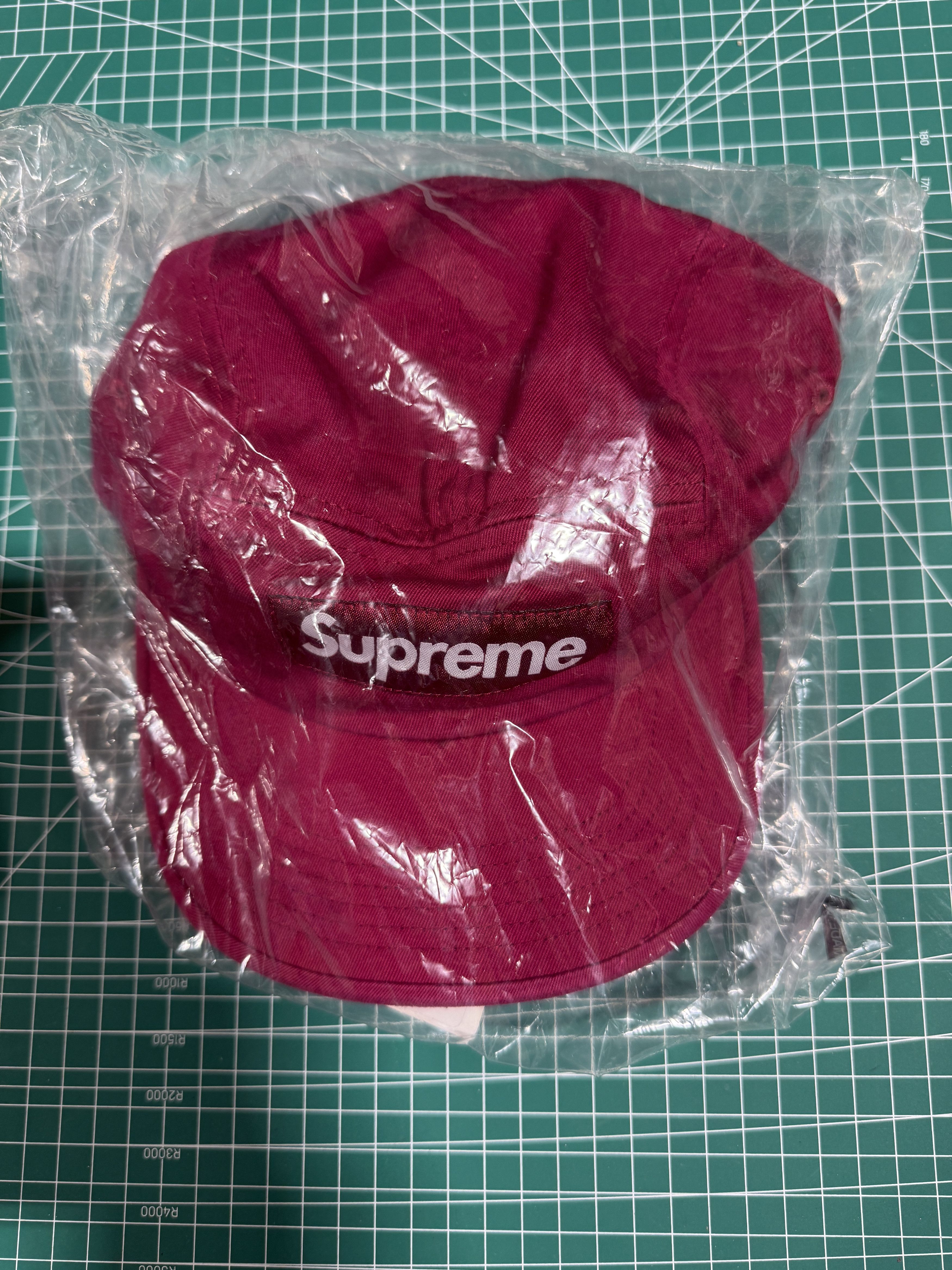 Supreme Supreme Washed Chino Twill Camp Cap Cranberry Sz Adjustable Size ONE SIZE - 3 Thumbnail