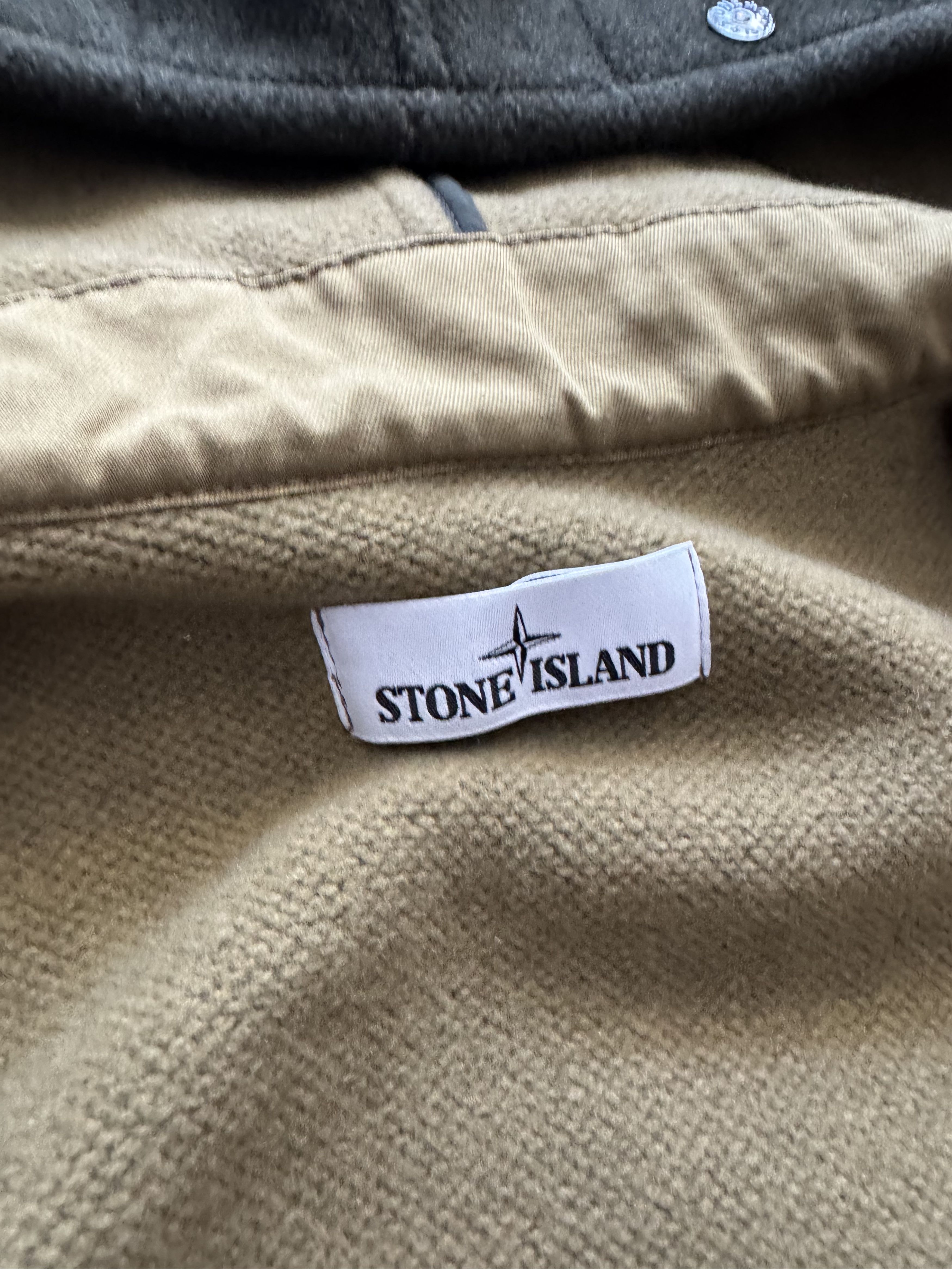 Stone Island Stone Island Panno Jacquard Wool Long Coat Green Jacket Size US S / EU 44-46 / 1 - 12 Thumbnail