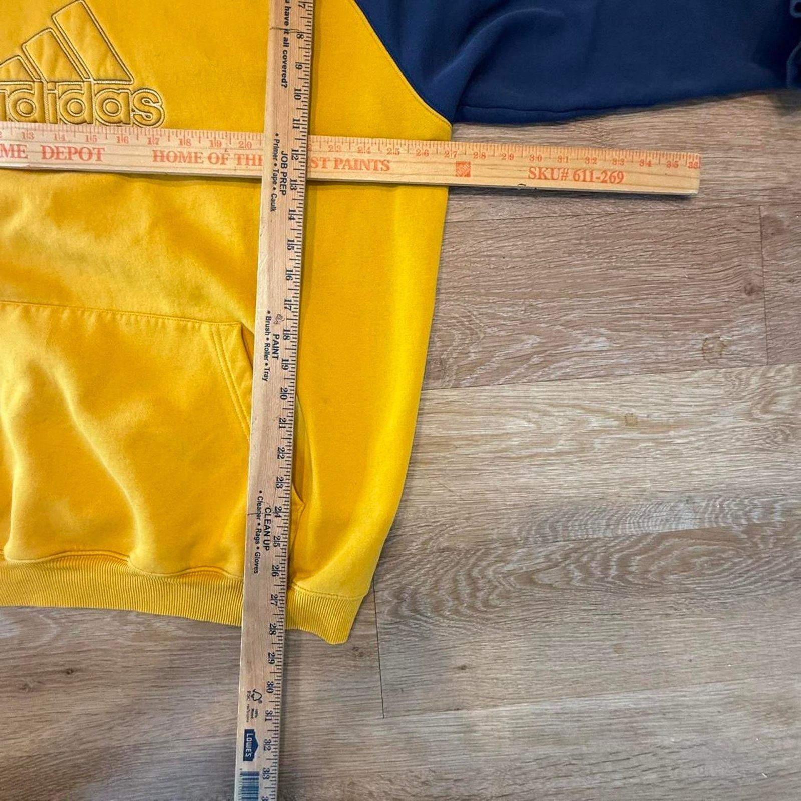 Adidas Baggy y2k adidas bloke two tone hoodie Size US XL / EU 56 / 4 - 5 Thumbnail