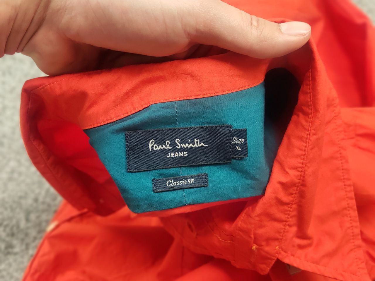 Paul Smith Paul Smith Vintage orange button-down shirt with pockets Size US L / EU 52-54 / 3 - 14 Thumbnail