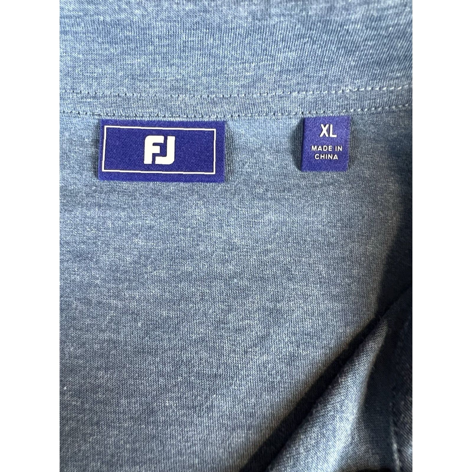 Footjoy Footjoy Golftec Polo Shirt Mens Blue XL Preppy Casual Size US XL / EU 56 / 4 - 5 Thumbnail
