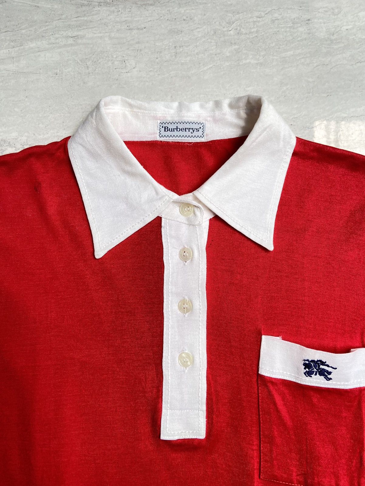Burberry BURBERRYS Red T-shirt Size US XS / EU 42 / 0 - 9 Thumbnail