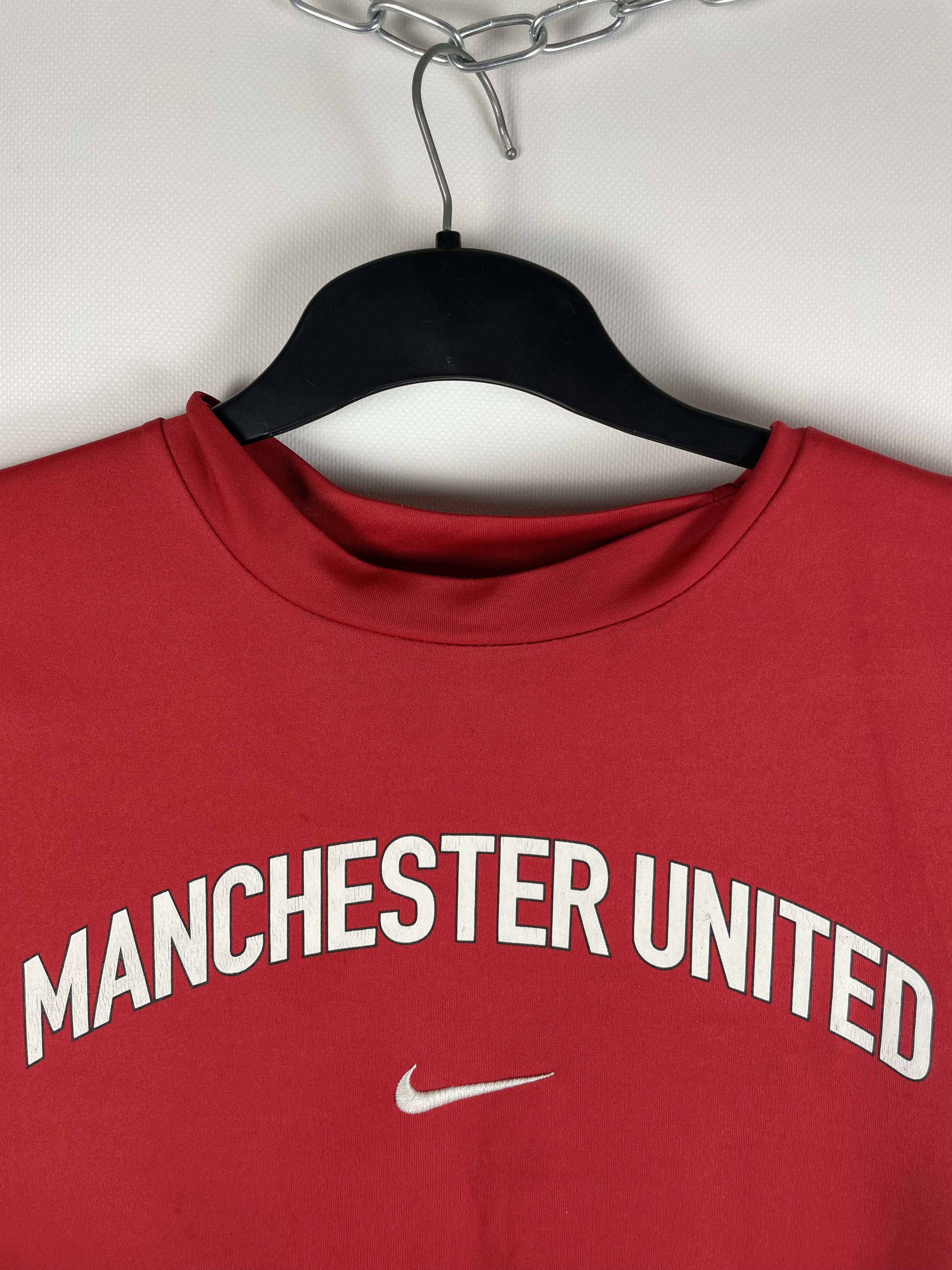 Nike Vintage Nike Manchester United red tee Y2k Size US M / EU 48-50 / 2 - 5 Thumbnail
