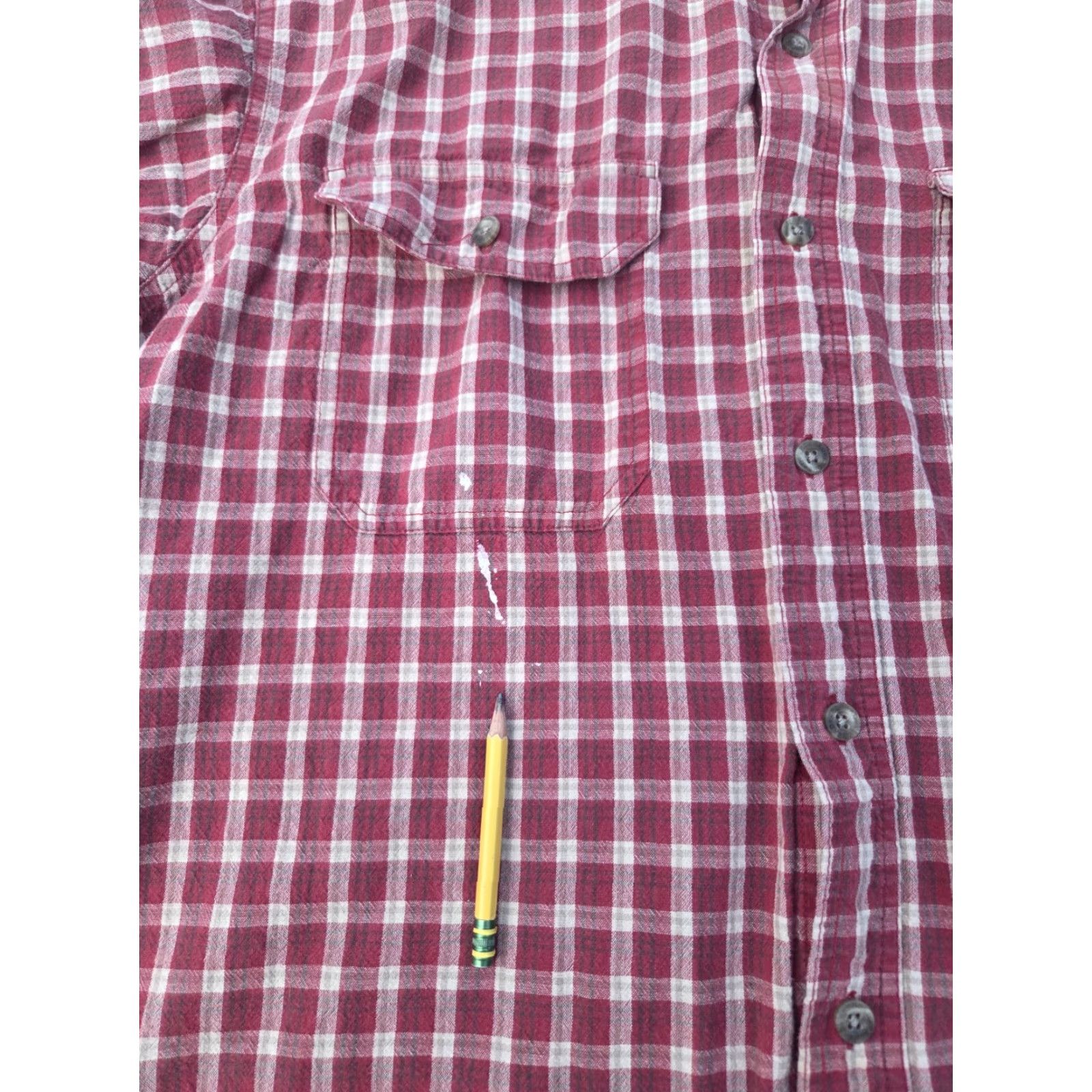 Vintage VINTAGE RedHead Button-Down Shirt Mens XL Short Sleeve Red Plaid Pockets READ Size US XL / EU 56 / 4 - 4 Thumbnail