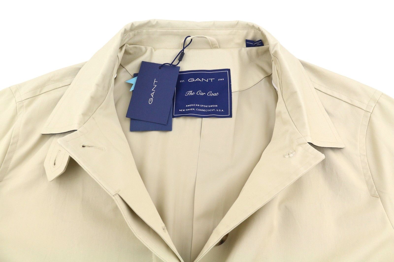 Gant CAR XL Desert Beige Lightweight Coat 87281 Size XL / US 12-14 / IT 48-50 - 5 Thumbnail
