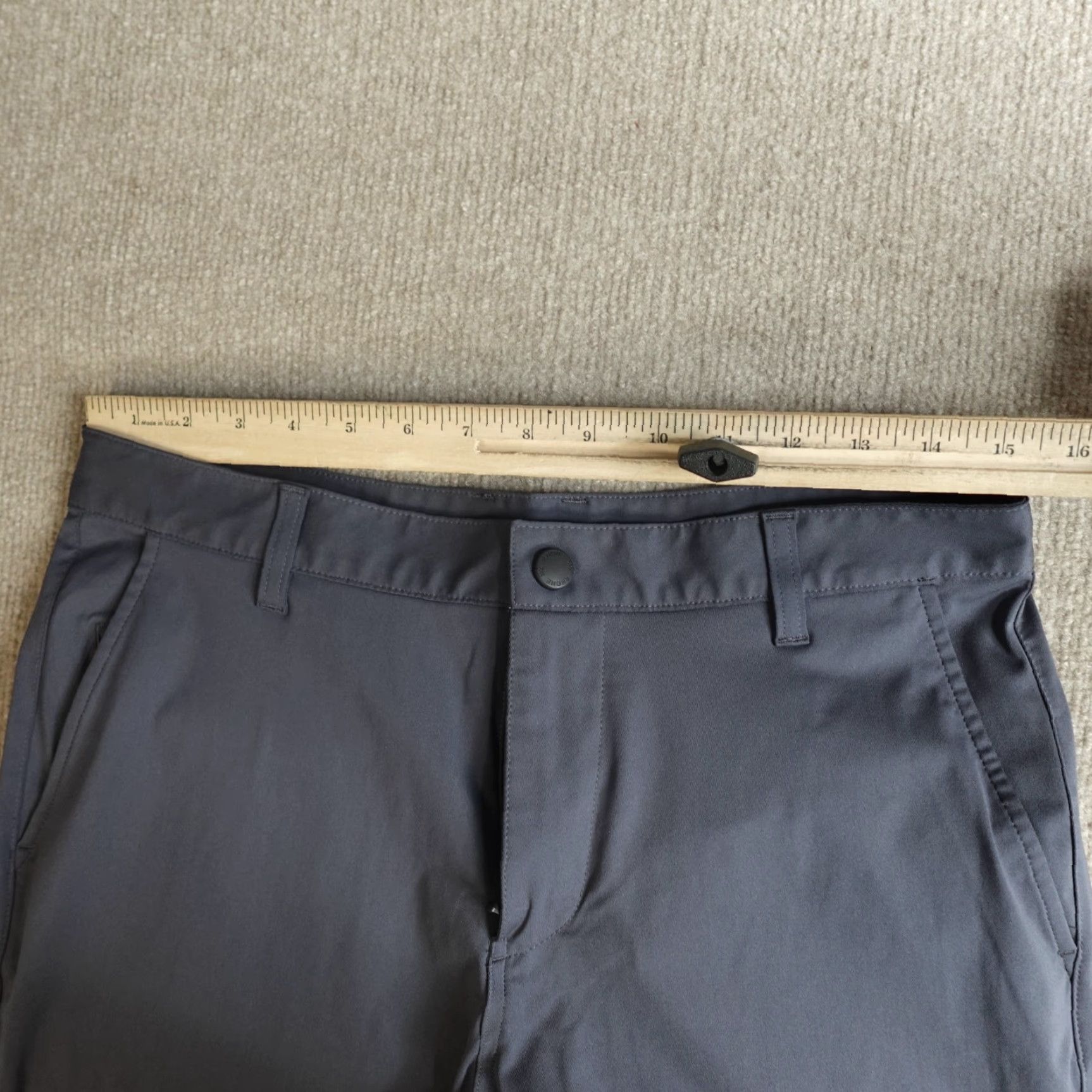 Rhone Rhone Slim Fit 31 x 29 Blue Chino Pants Men's Regular Inseam 29 Iron 100036 Size US 31 - 5 Thumbnail