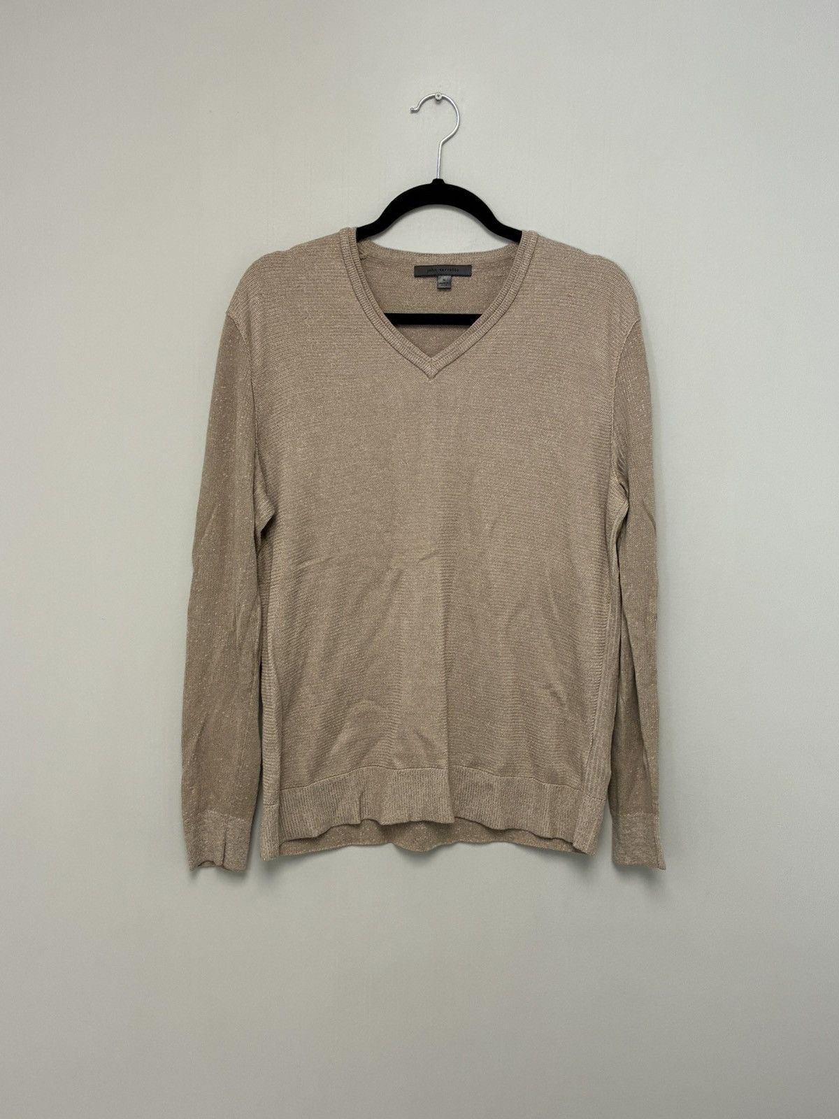 John Varvatos Linen Cotton V-Neck Sweater medium. Size US M / EU 48-50 / 2 - 3 Thumbnail