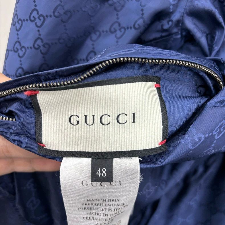 Gucci Gucci Logo full print on both sides with zipper jacket 2504 Size US M / EU 48-50 / 2 - 3 Thumbnail