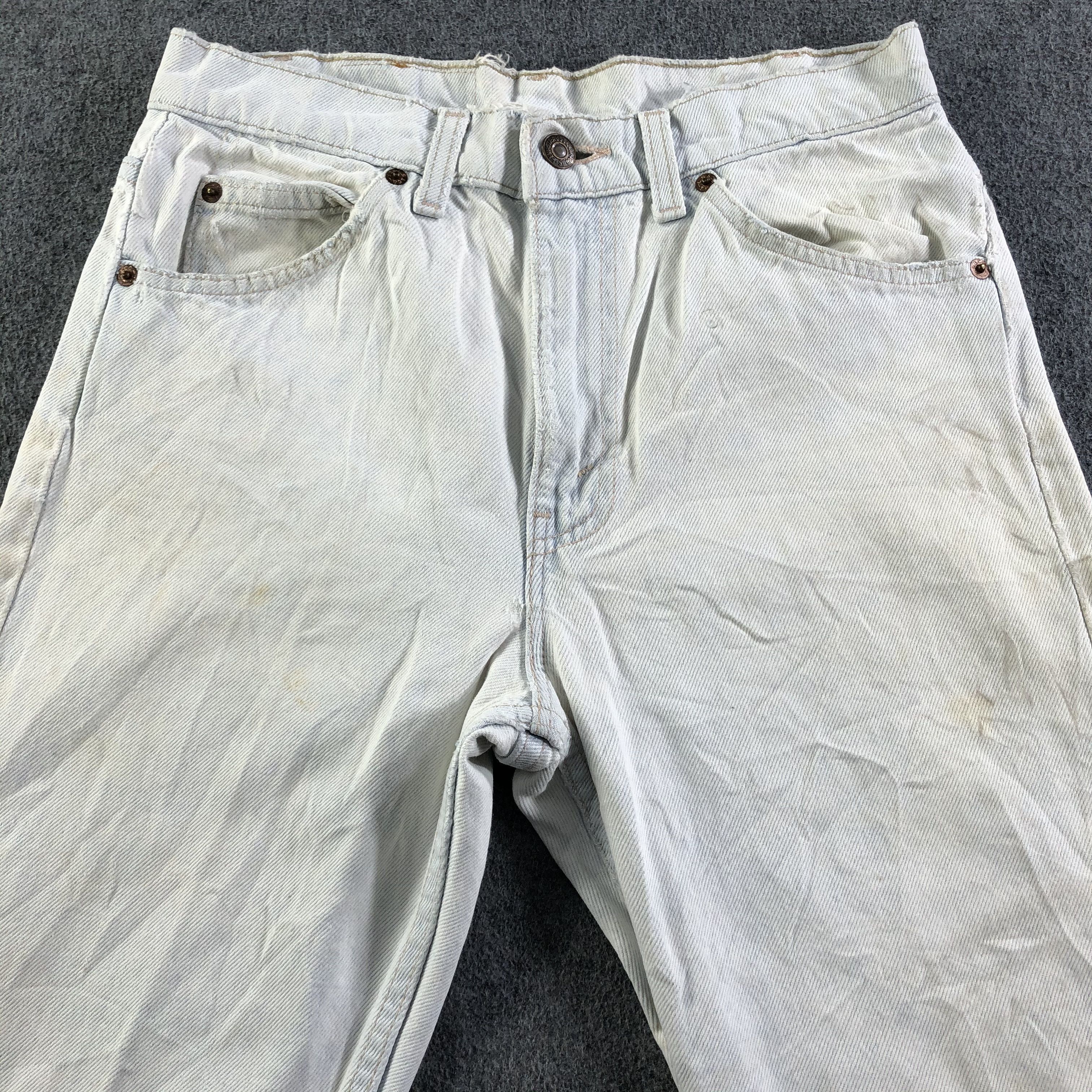 Levi's Vintage 80s Light Wash Levis 505 Jeans-J3235 Size US 29 - 3 Thumbnail