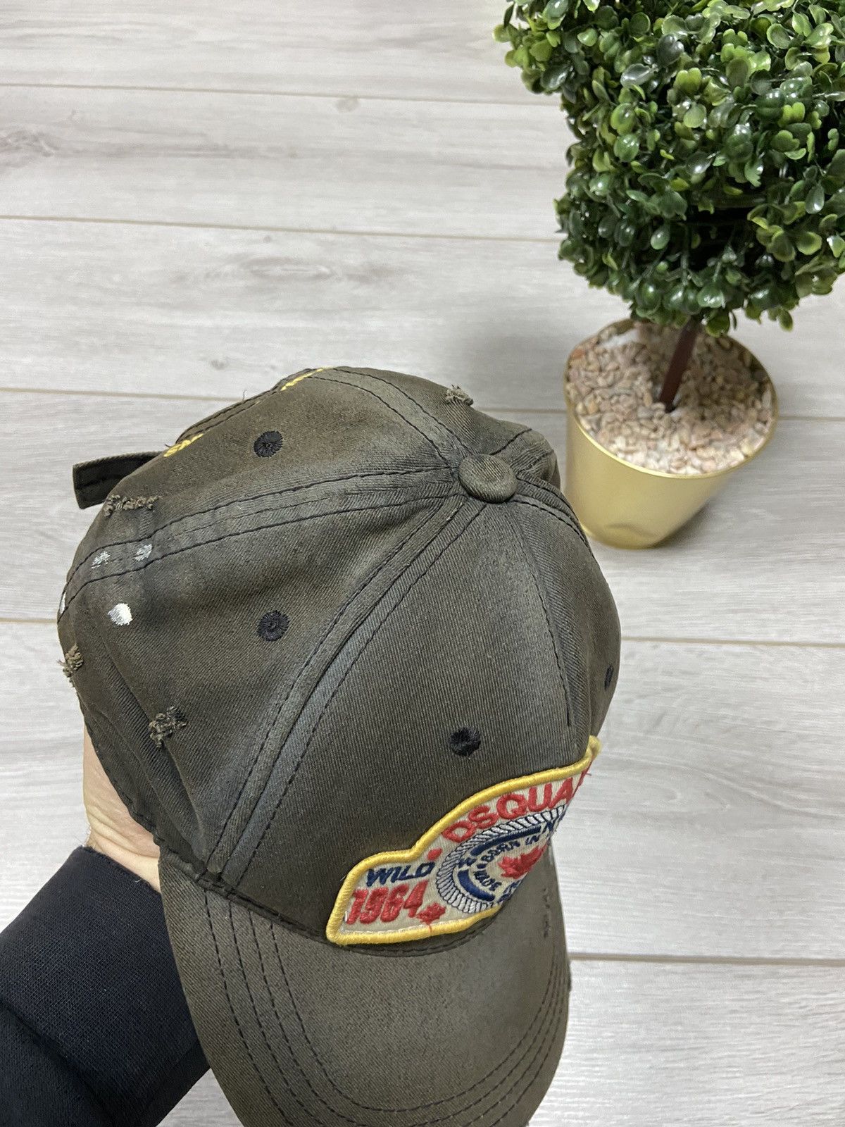 Dsquared2 Dsquared2 Canada 🍁 wild free painted fade Italy cap Size ONE SIZE - 7 Thumbnail