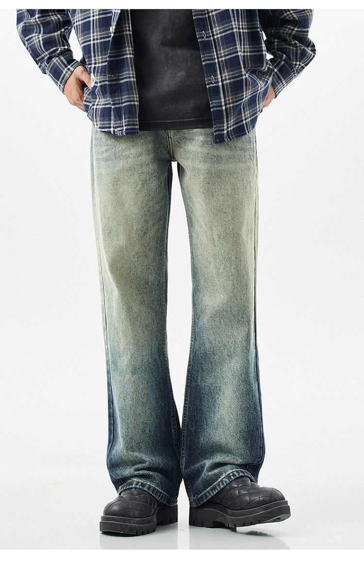 Japanese Brand × Jean Vintage loose straight casual versatile gradient jeans Size US 32 / EU 48 - 1 Thumbnail