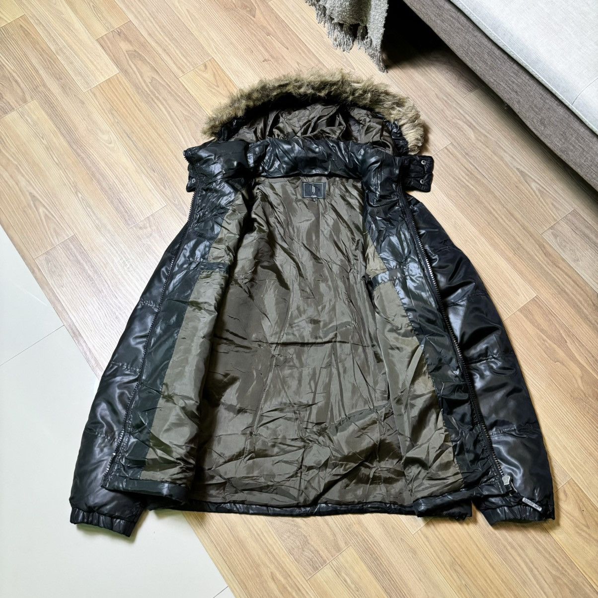 If Six Was Nine × Japanese Brand × Le Grande Bleu (L.G.B.) Ifsixwasnine LGB Style fur jacket down puffer Y2K japan Size US L / EU 52-54 / 3 - 4 Thumbnail