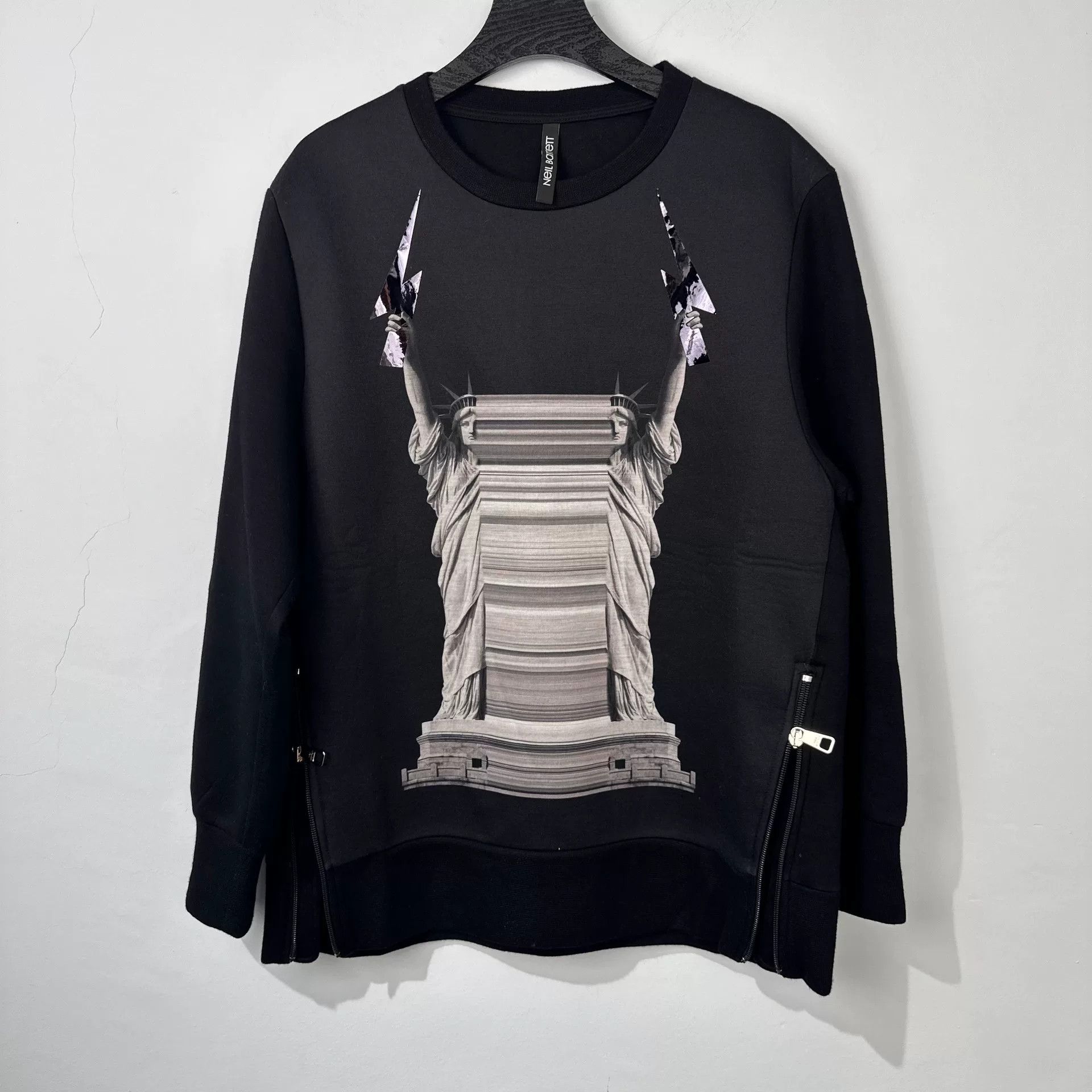 Neil Barrett Neil Barrett Cotton Hoodie s Men Size US S / EU 44-46 / 1 - 1 Thumbnail