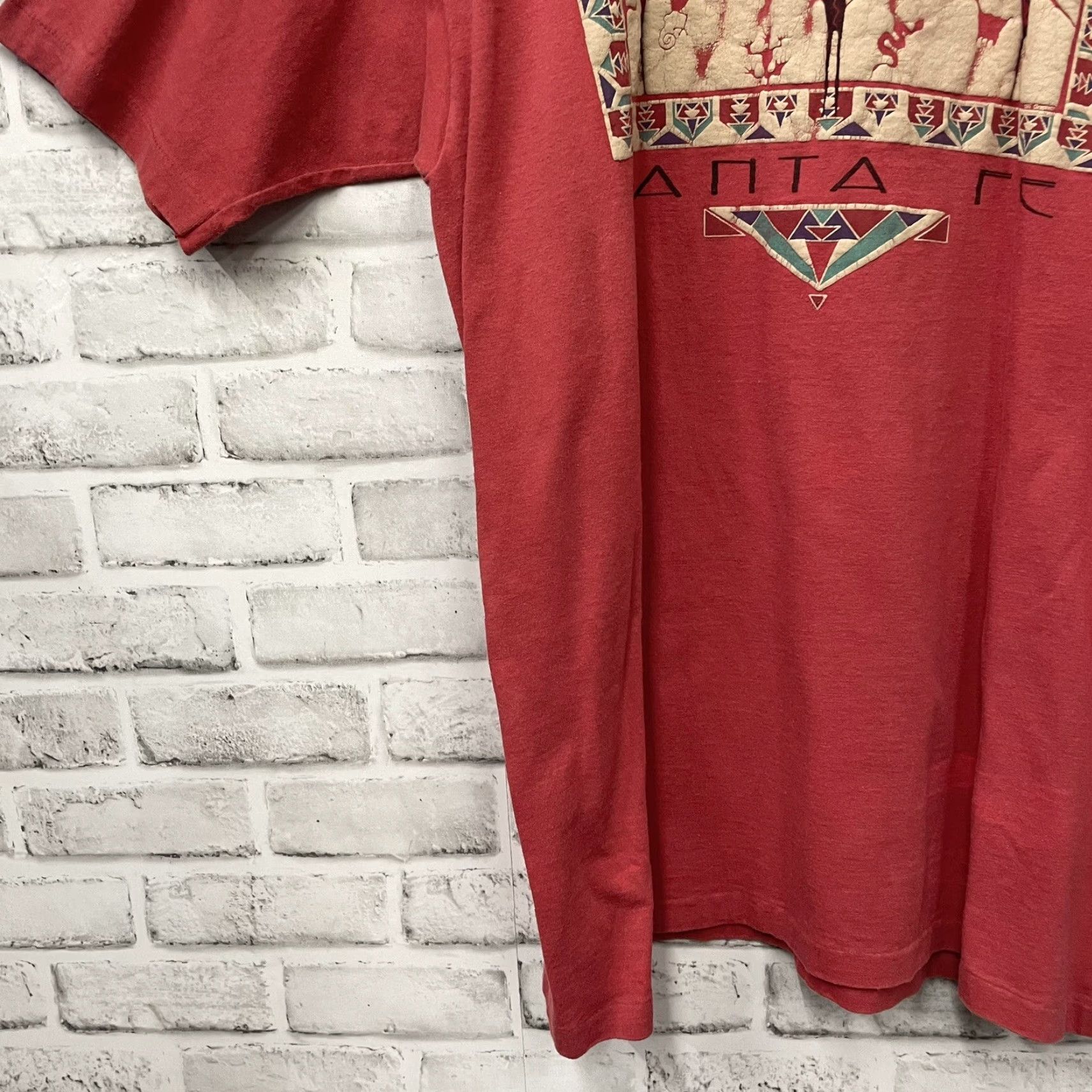 Vintage VINTAGE Mountain prairie T-Shirt Mens L Red Stitch USA Single Stitch Cotton Graphic Tee Size US L / EU 52-54 / 3 - 3 Thumbnail
