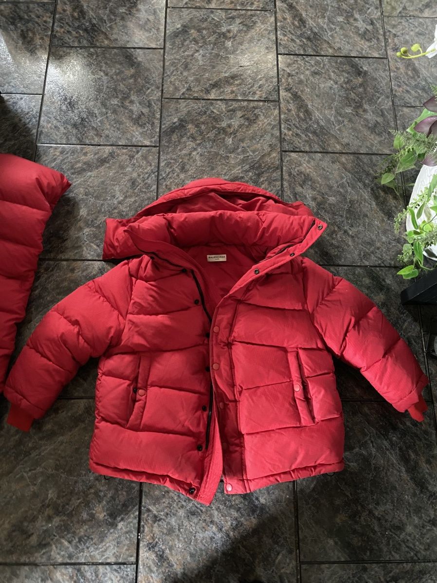 Balenciaga Balenciaga puffer with an hybrid scarf red Size US XXS / EU 40 - 8 Thumbnail
