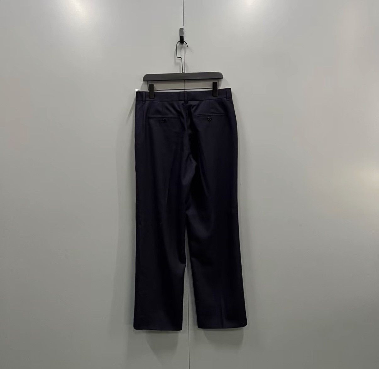 Burberry Burberry Navy Wide-leg Pants J41 Size 27" / US 4 / IT 40 - 2 Thumbnail