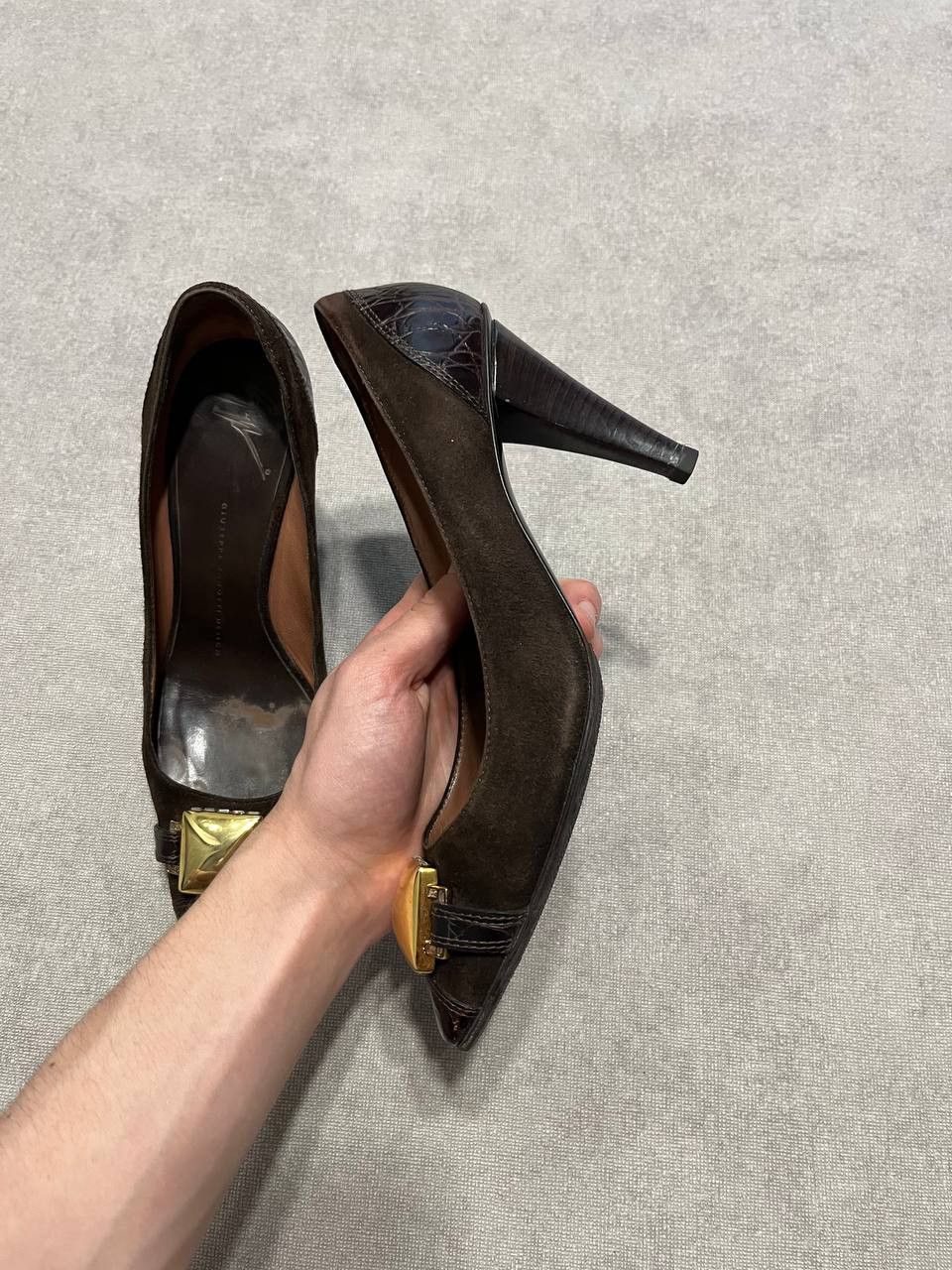 Giuseppe Zanotti Giuseppe Zanotti Open Women`s Rare Pumps Heels Gold 38 Size US 8 / IT 38 - 4 Thumbnail