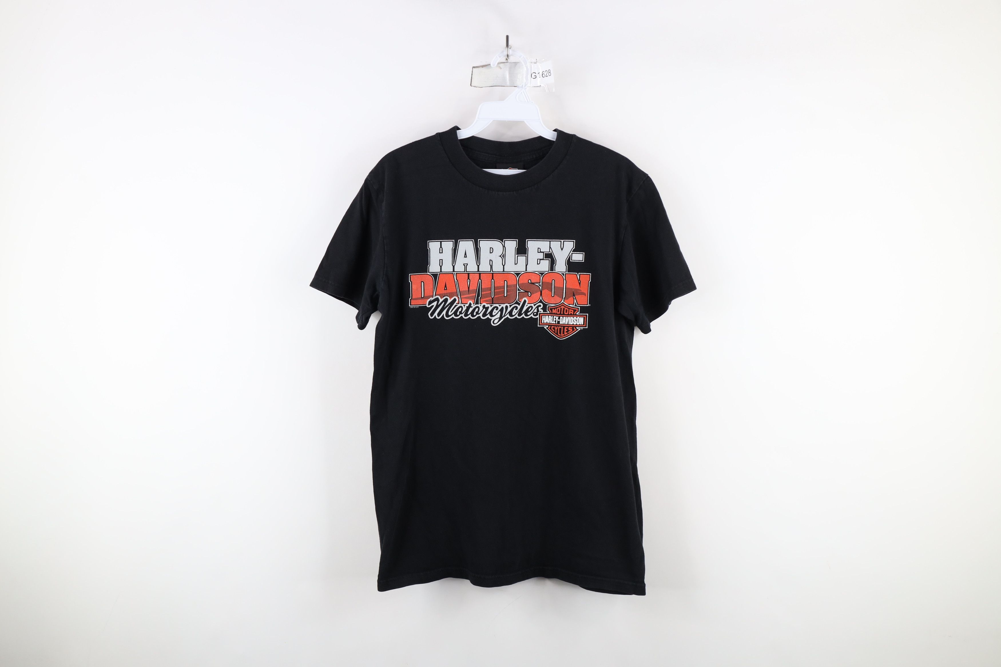 Harley Davidson × Vintage Vintage Y2K Harley Davidson Spell Out Skull Skeleton T-Shirt Size US M / EU 48-50 / 2 - 1 Thumbnail