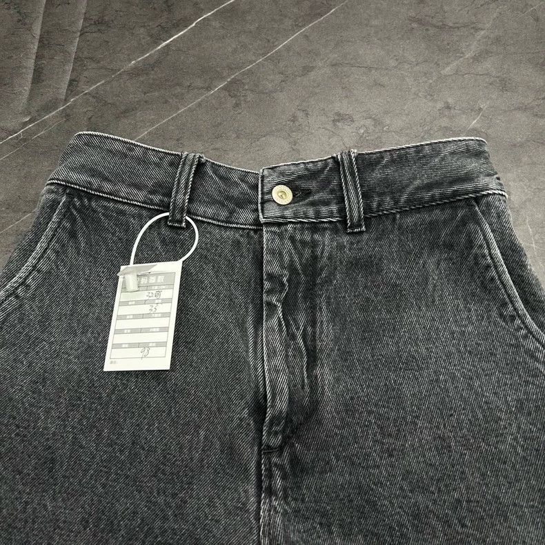 Loewe Loewe Gray and black LOGO jeans Size 42" / US 20 - 4 Thumbnail