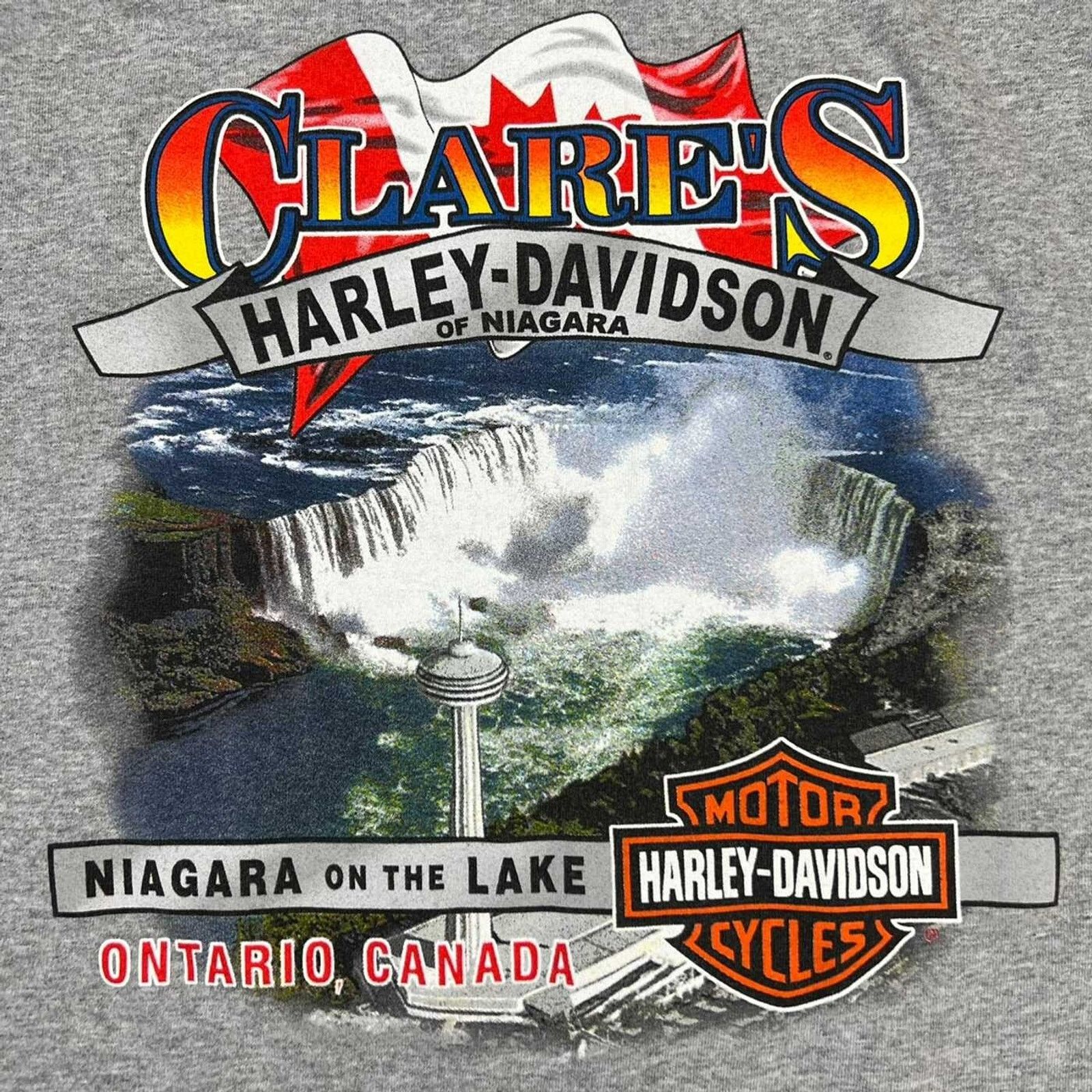 Harley Davidson × Vintage 2017 Harley Davidson T Shirt Niagara Motorcycle Biker Tee Size US L / EU 52-54 / 3 - 5 Thumbnail