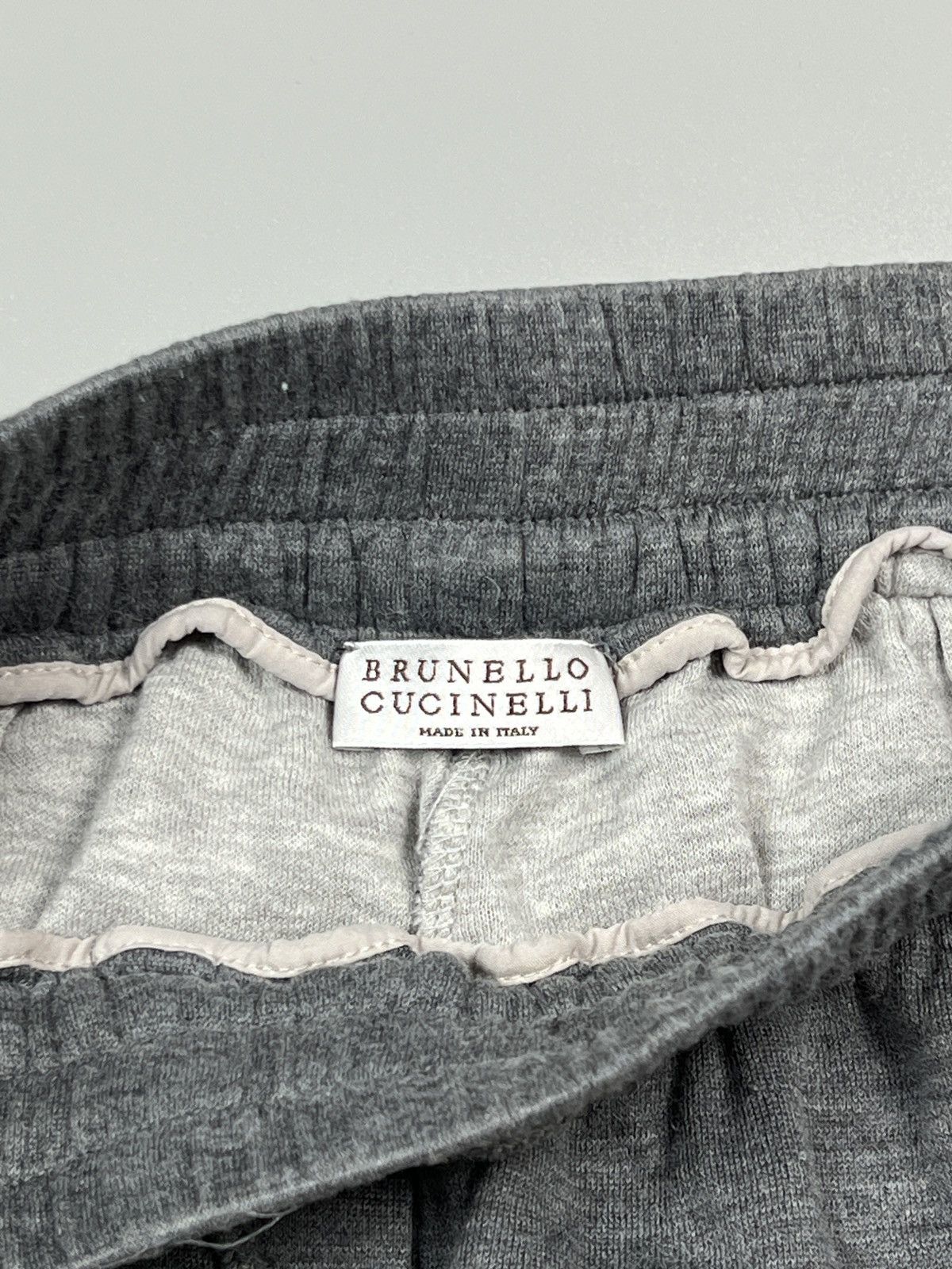 Brunello Cucinelli Brunello Cucinelli Cotton Sweatpants (Y0374) Size 25" / US 0 / IT 36 - 7 Thumbnail