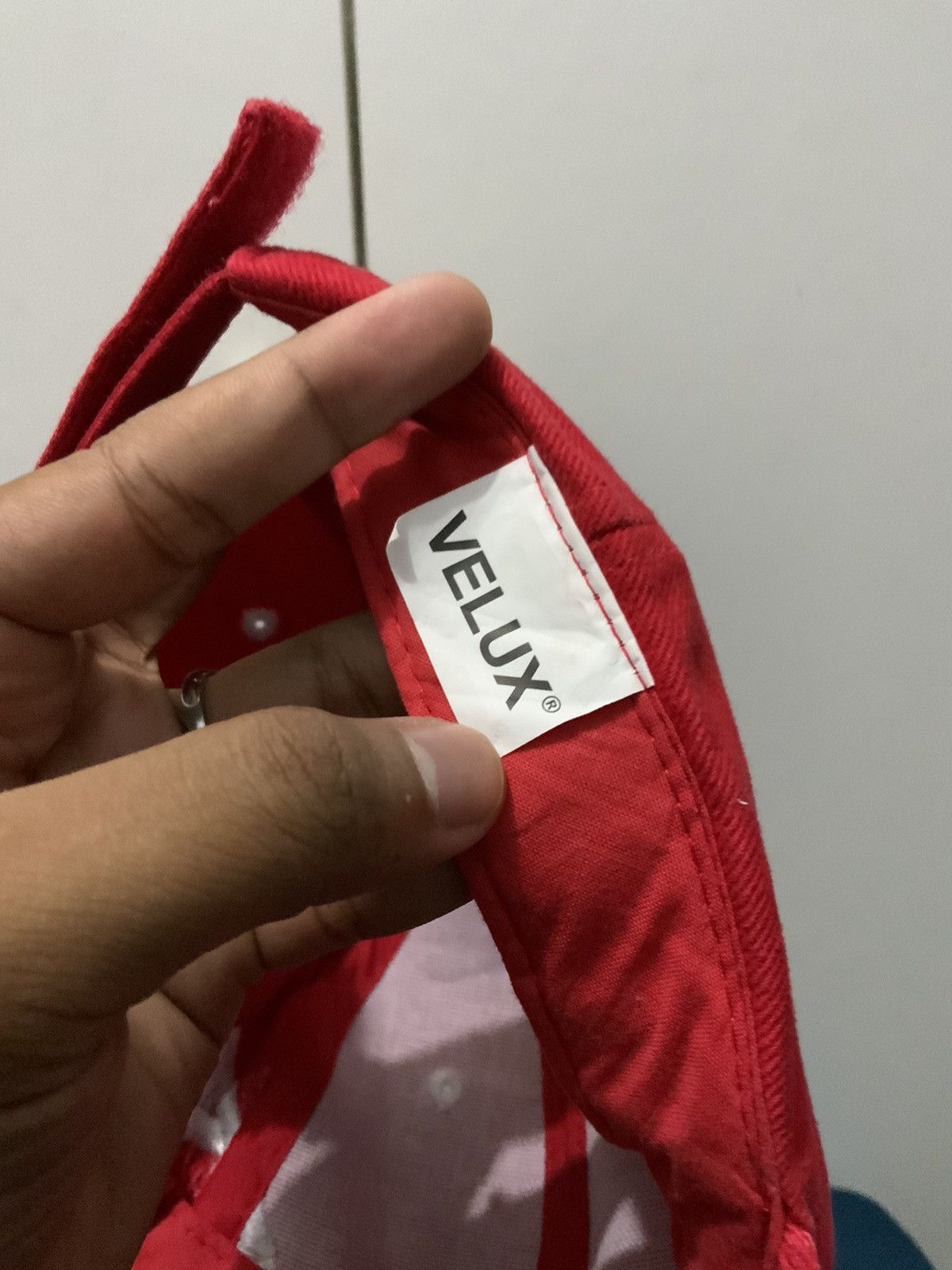 Vintage Velux Big Logo Embroidery Red Hat Cap Size ONE SIZE - 11 Thumbnail