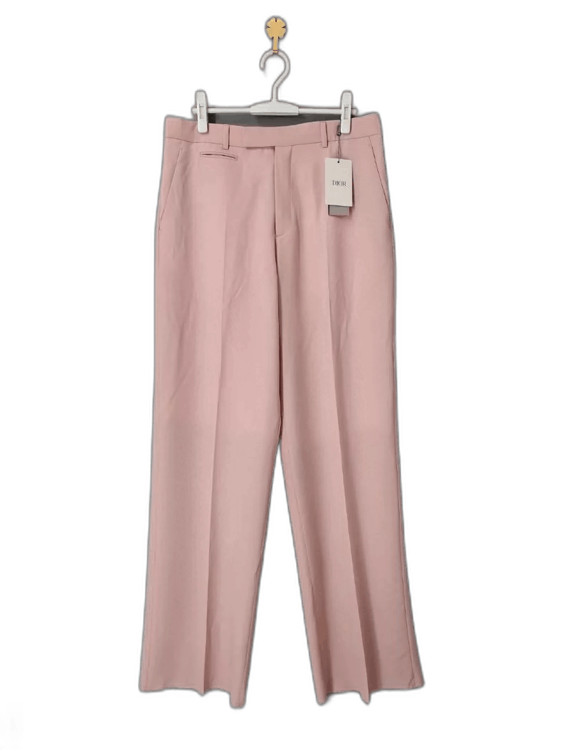 pink wide-leg trousers by DIOR-2507