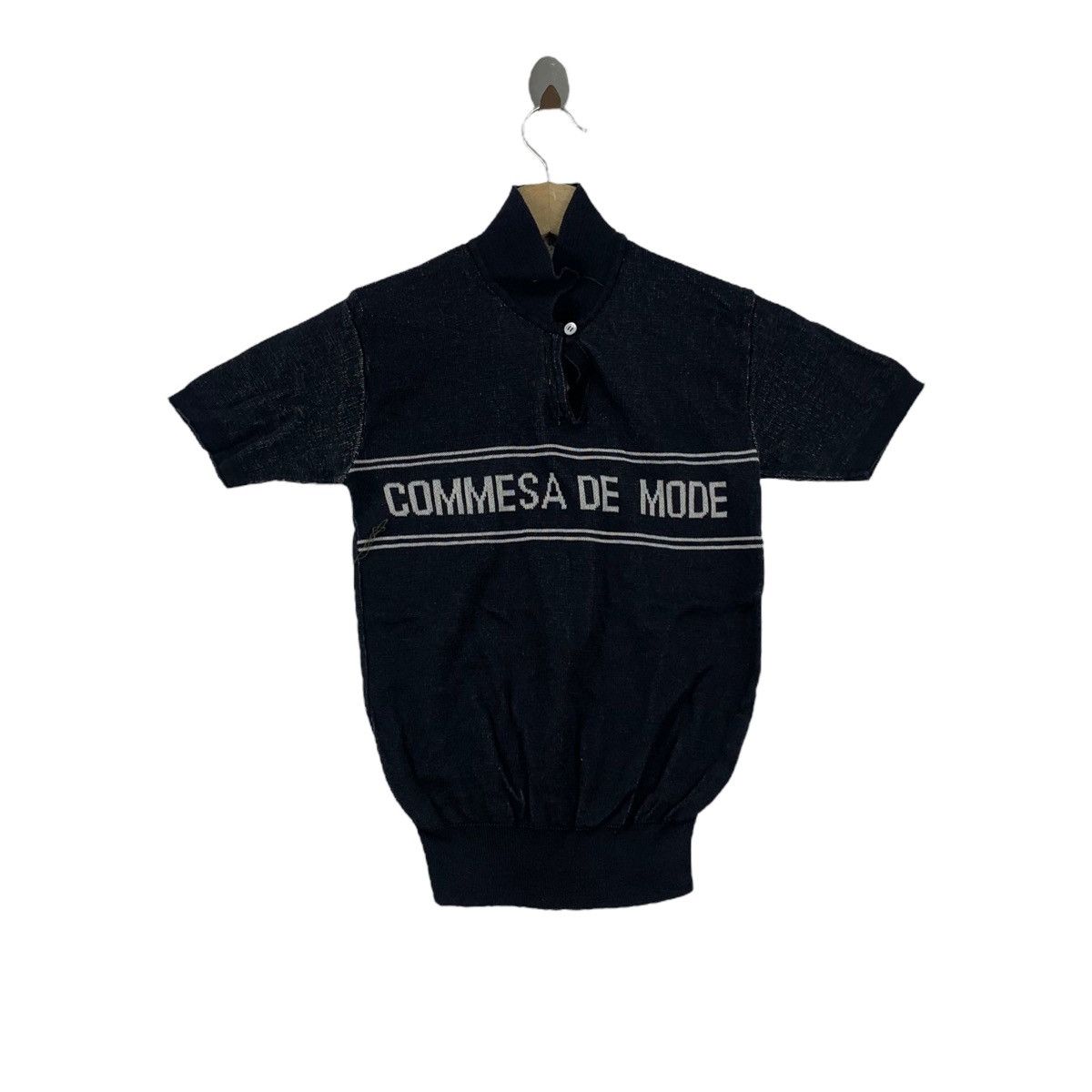 Japanese Brand COMMESA DE MODE Japanese Brand Embroidered Logo Black Fit Size US XS / EU 42 / 0 - 1 Thumbnail