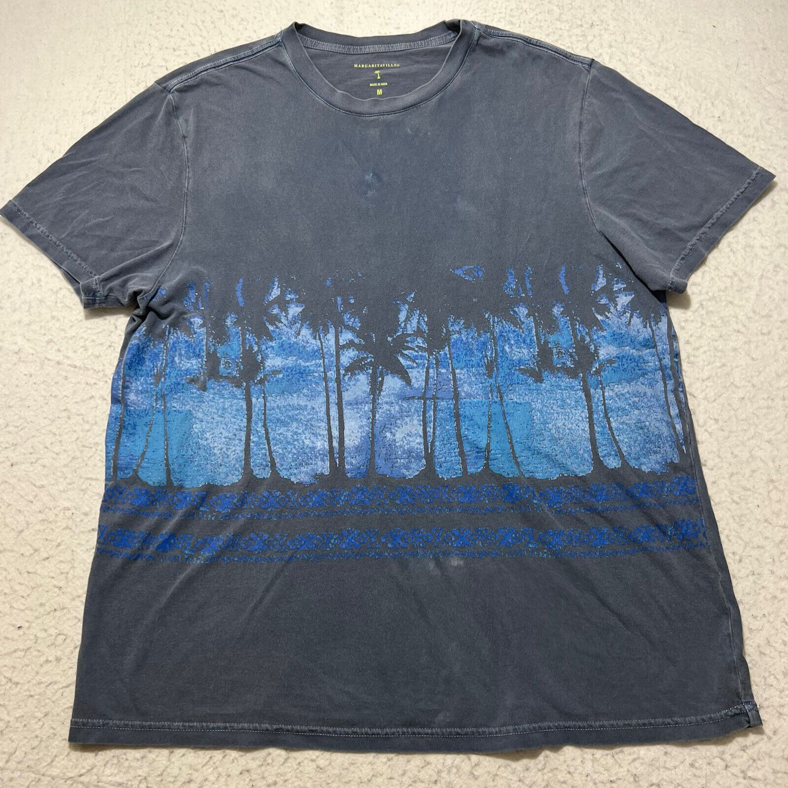 Other Margaritaville Medium Jimmy Buffett Palm Trees Graphic Tee Size US M / EU 48-50 / 2 - 1 Thumbnail