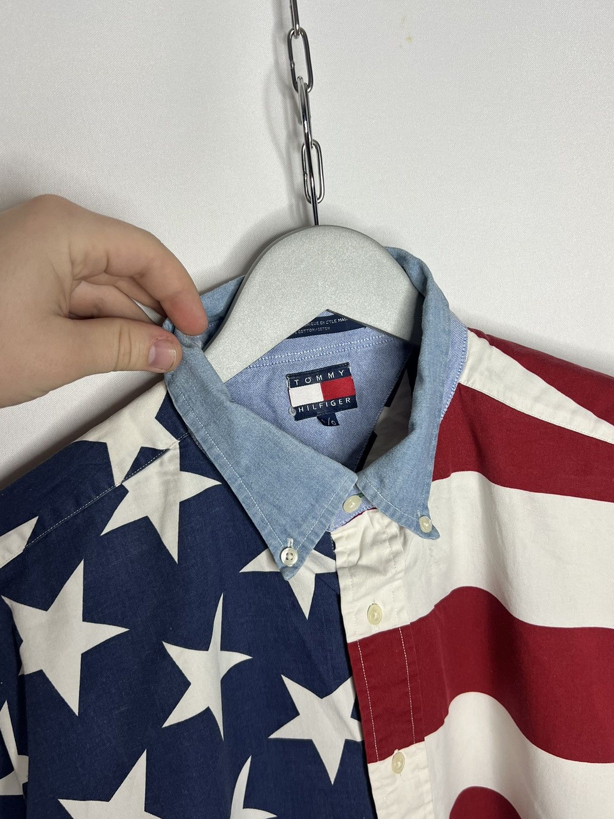 Designer Vintage Tommy Hillfiger Designer Luxury Shirt Long Sleeve Size US L / EU 52-54 / 3 - 12 Thumbnail