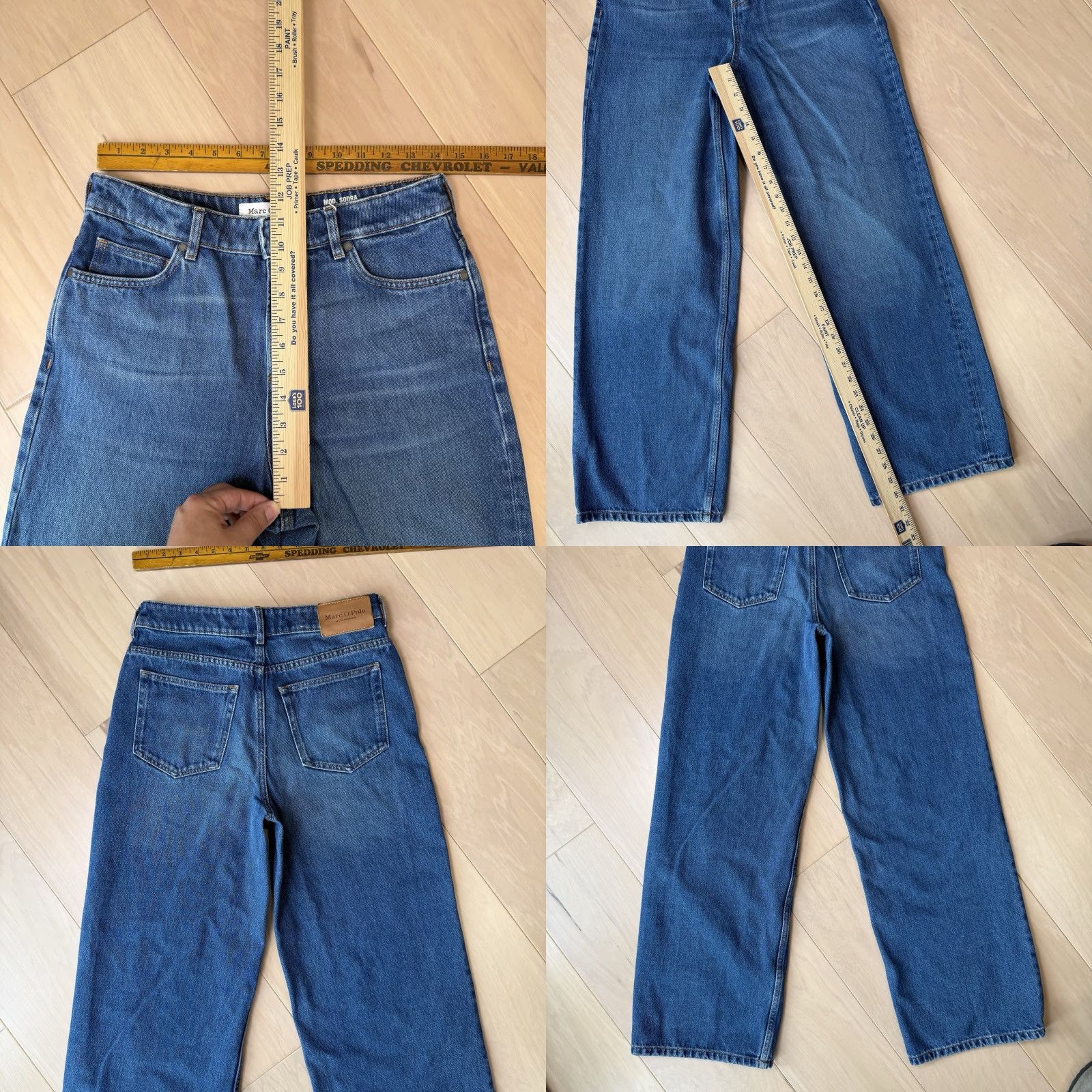 Marc O'Polo Marc O'Polo Sodra Jeans Women's 28 Blue Wide Leg High Rise Vintage? No Shirt Jeans Men? Size 28" / US 6 / IT 42 - 8 Thumbnail