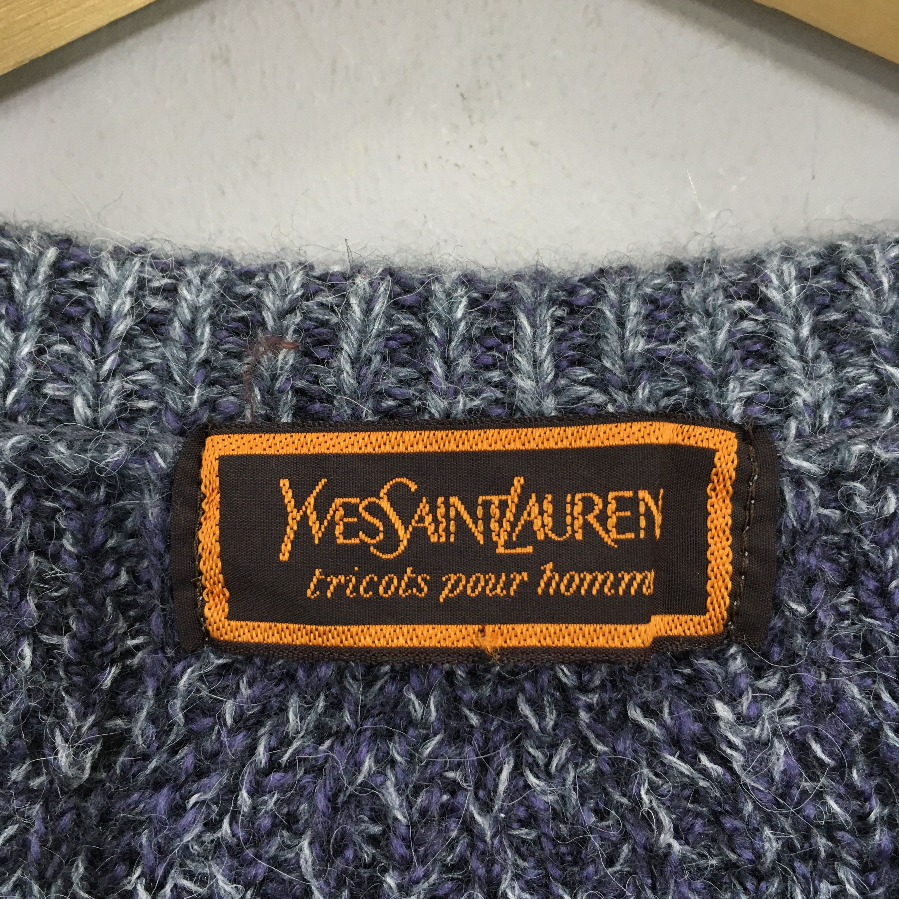 Vintage × Yves Saint Laurent Vintage Yves Saint Laurent Wool Sweater Medium Size US M / EU 48-50 / 2 - 5 Thumbnail
