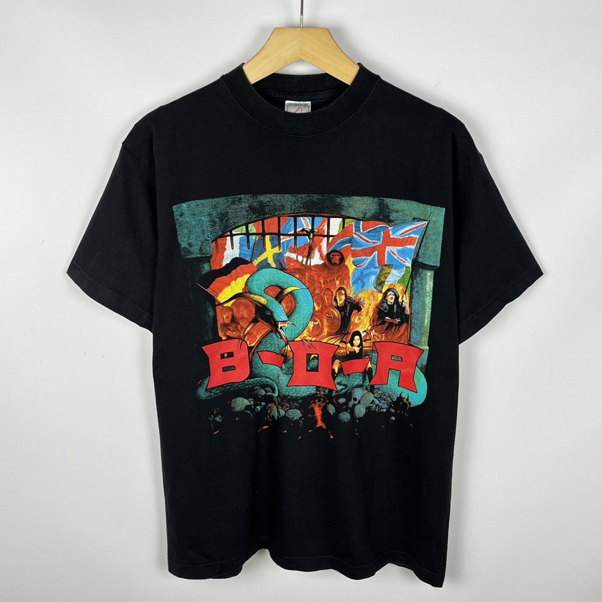 Vintage BOA Bloodstock Open Air metal fest rock tee 90’s