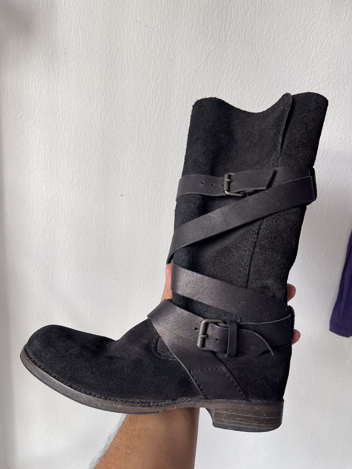 Comme des Garcons Homme Junya Watanabe Leather Boots Size US 7 / EU 40 - 10 Thumbnail