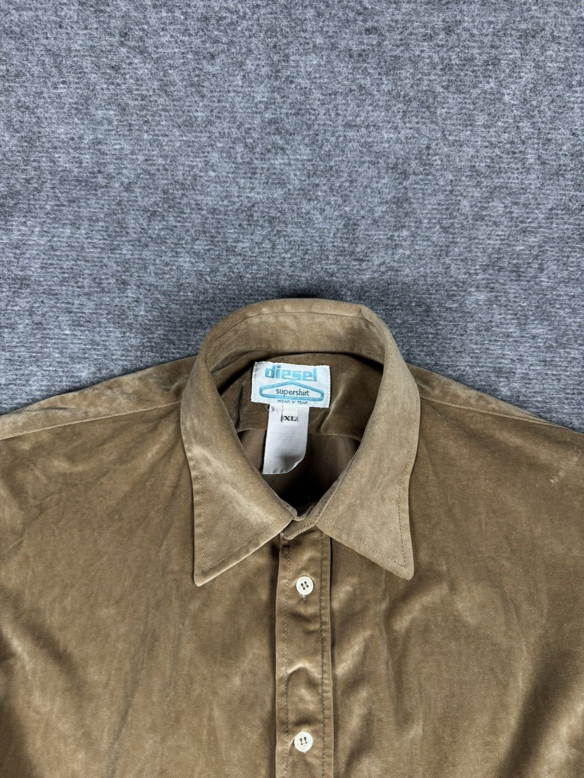 Vintage velvet Diesel shirt button ups