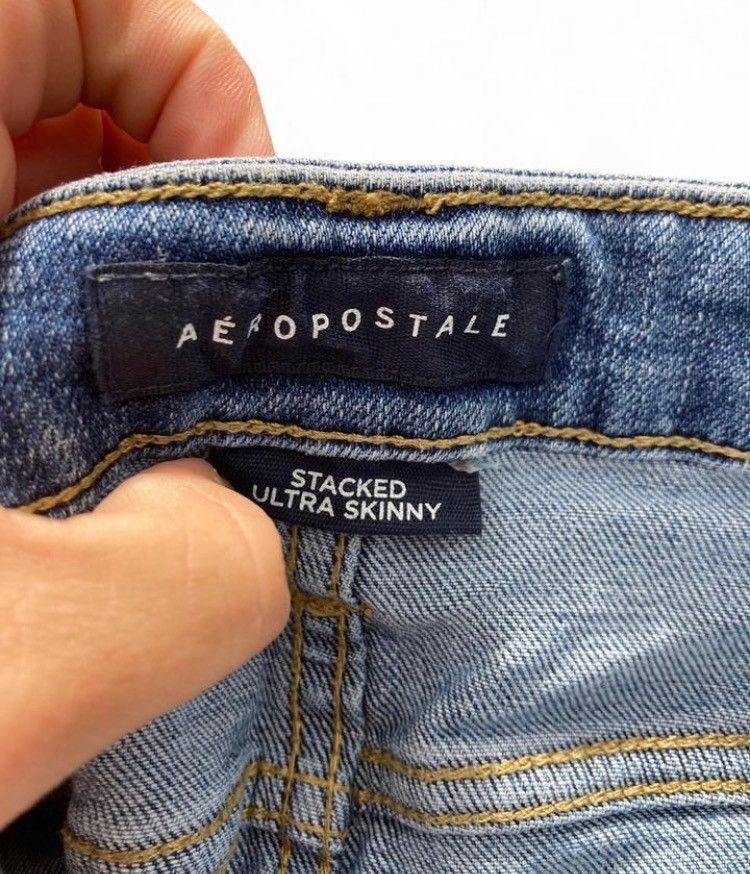 Aeropostale Aeropostale Distressed Slim Jeans 30 Size US 32 / EU 48 - 7 Thumbnail
