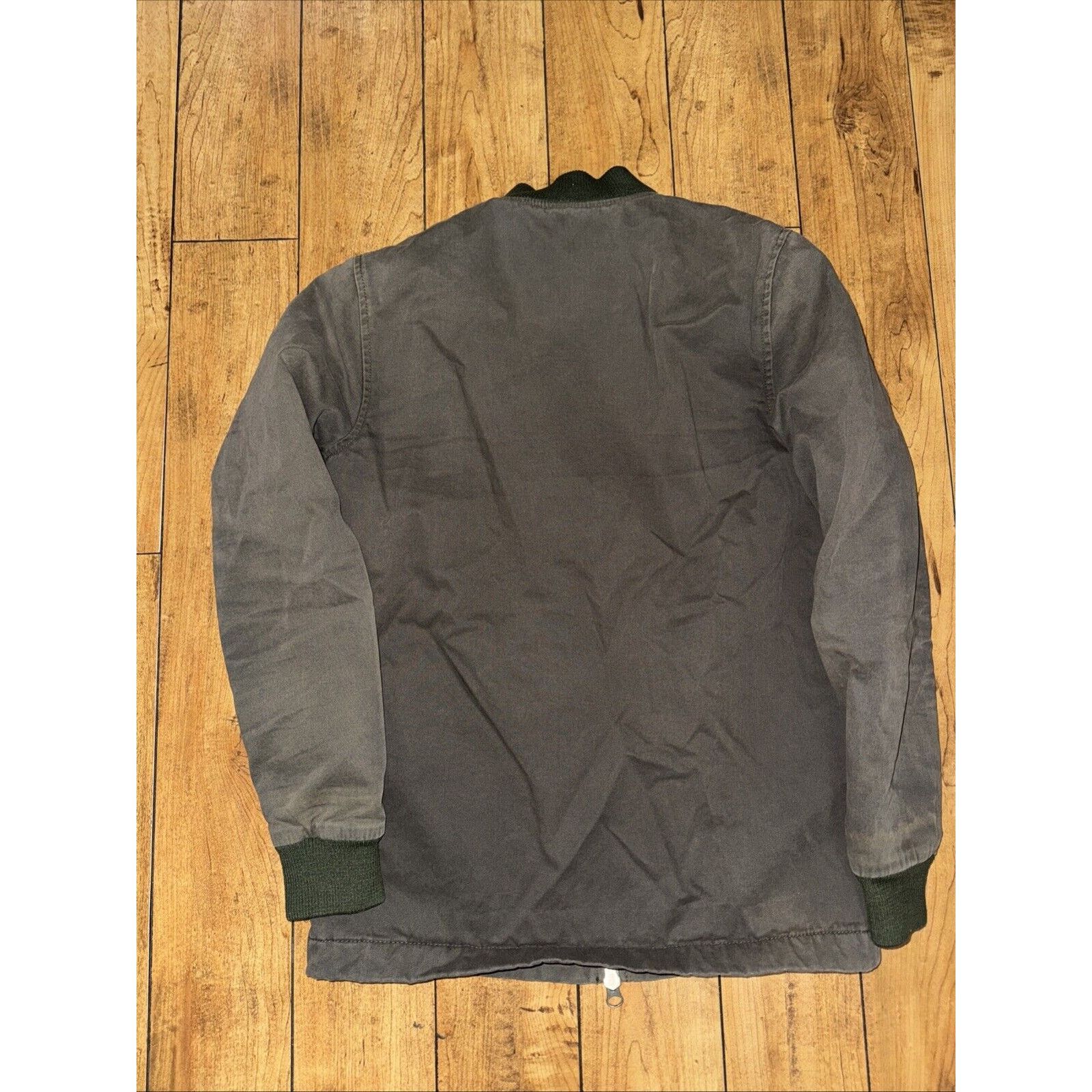 Topman Topman Dual Zipper Bomber Jacket Olive Green Small 19x26 Size US S / EU 44-46 / 1 - 3 Thumbnail