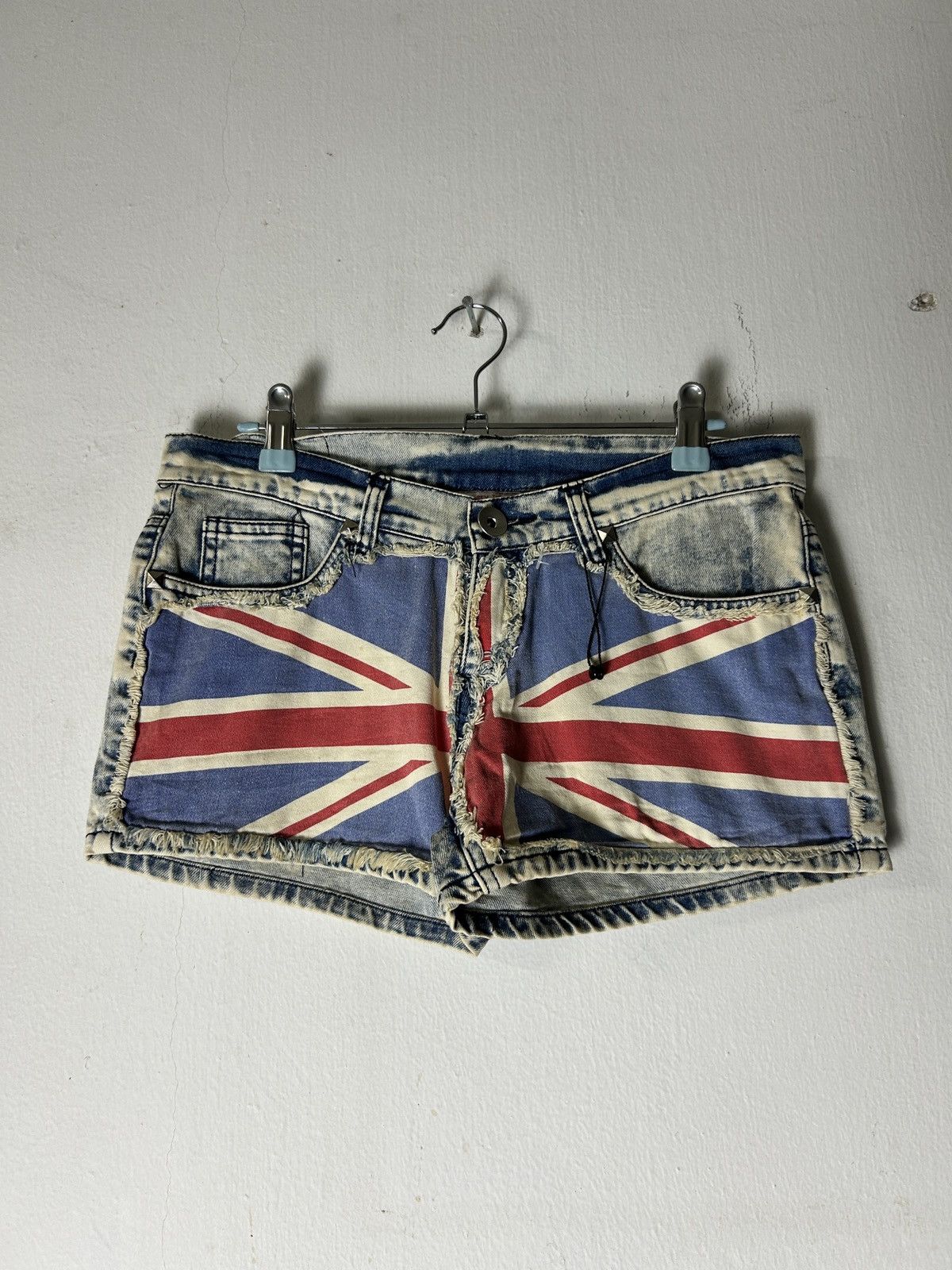 If Six Was Nine Discovery island Short Skirt Jeans Uk Flage Punk Style Size 30" / US 8 / IT 44 - 1 Thumbnail