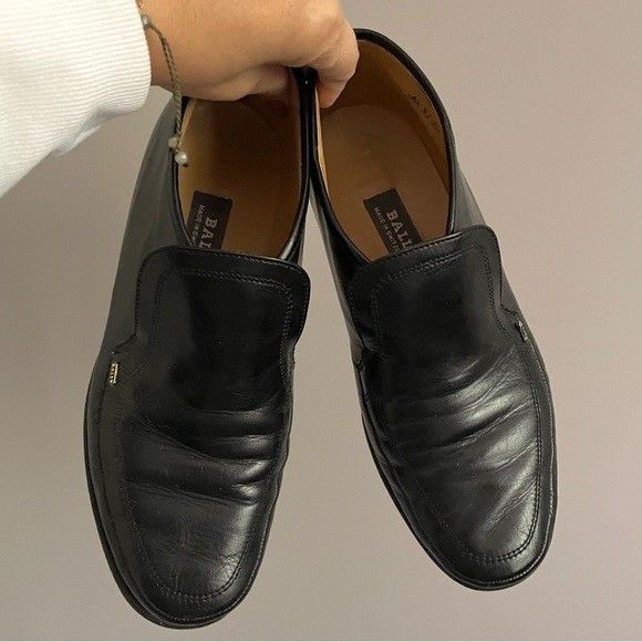 Bally Vintage Black Bally Leather Loafer Boots - 7-7.5US Size US 7 / IT 37 - 3 Thumbnail