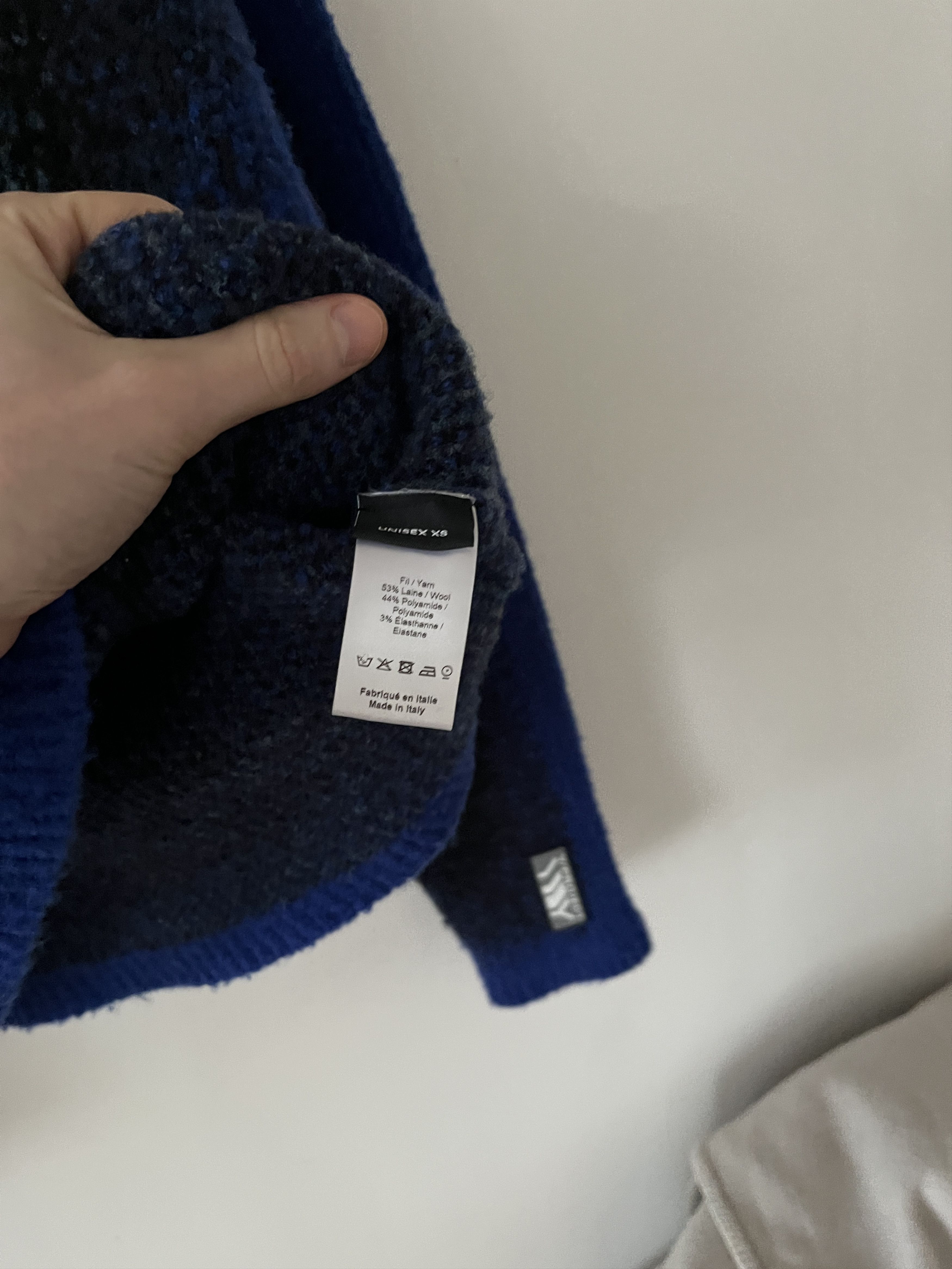 Y/Project Gradient Heavy Knit Turtleneck Blue Size US XS / EU 42 / 0 - 5 Thumbnail
