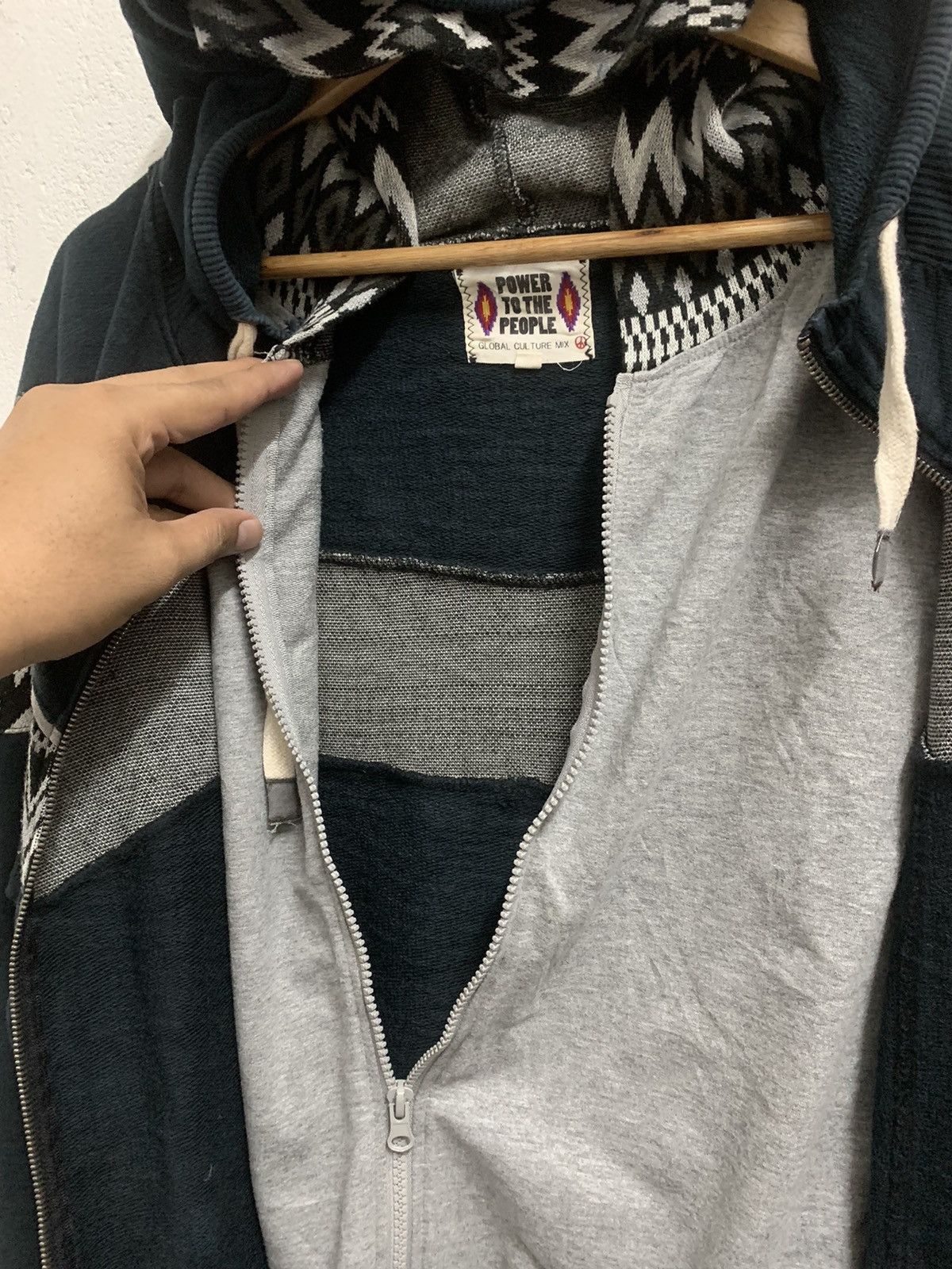 Japanese Brand × Vintage Vintage Power To The People Global Culture Mix Aztec Native Size US XL / EU 56 / 4 - 5 Thumbnail