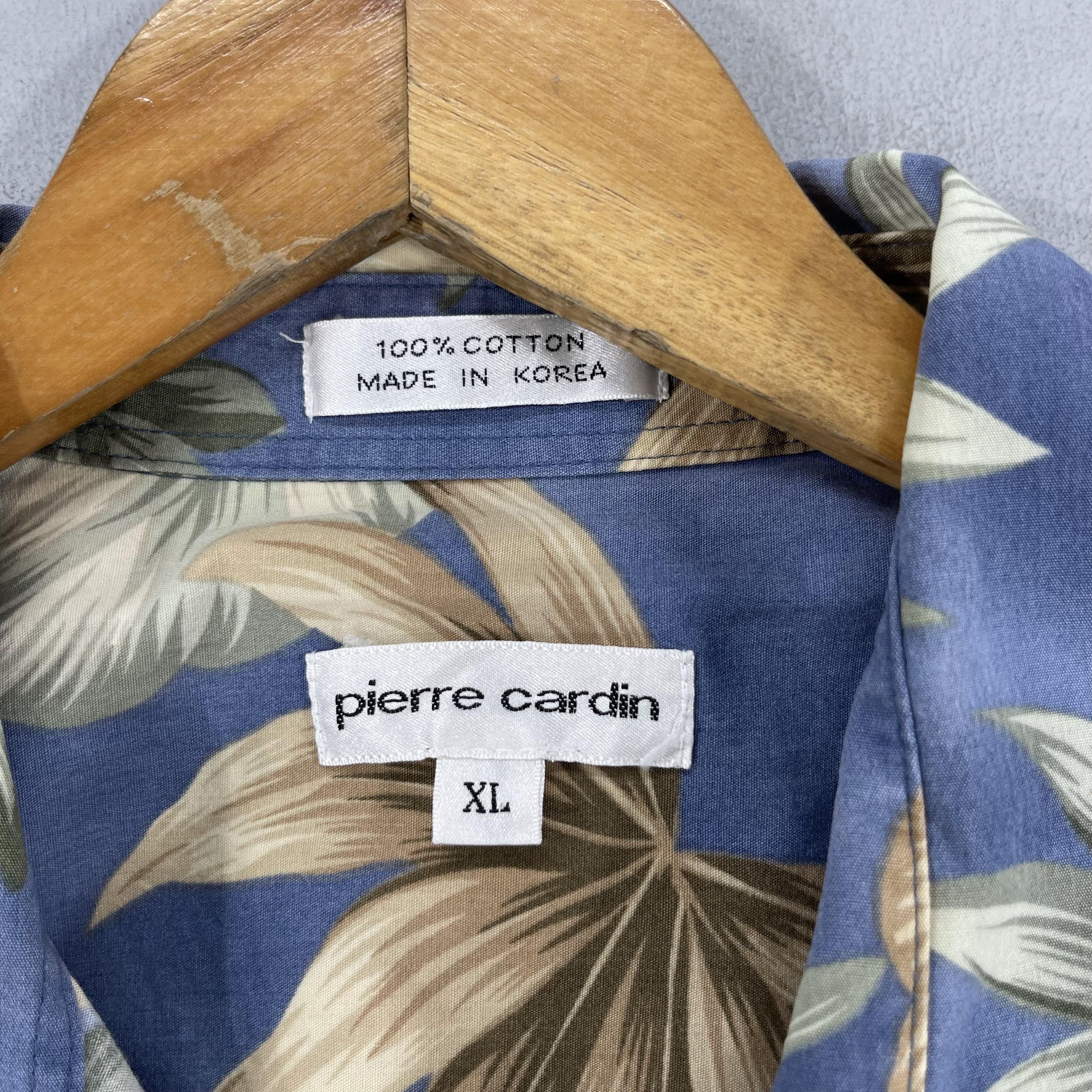 Japanese Brand × Vintage Vintage PIERRE CARDIN Aloha Beach Floral Motive Hawaii Shirt Size US XL / EU 56 / 4 - 5 Thumbnail