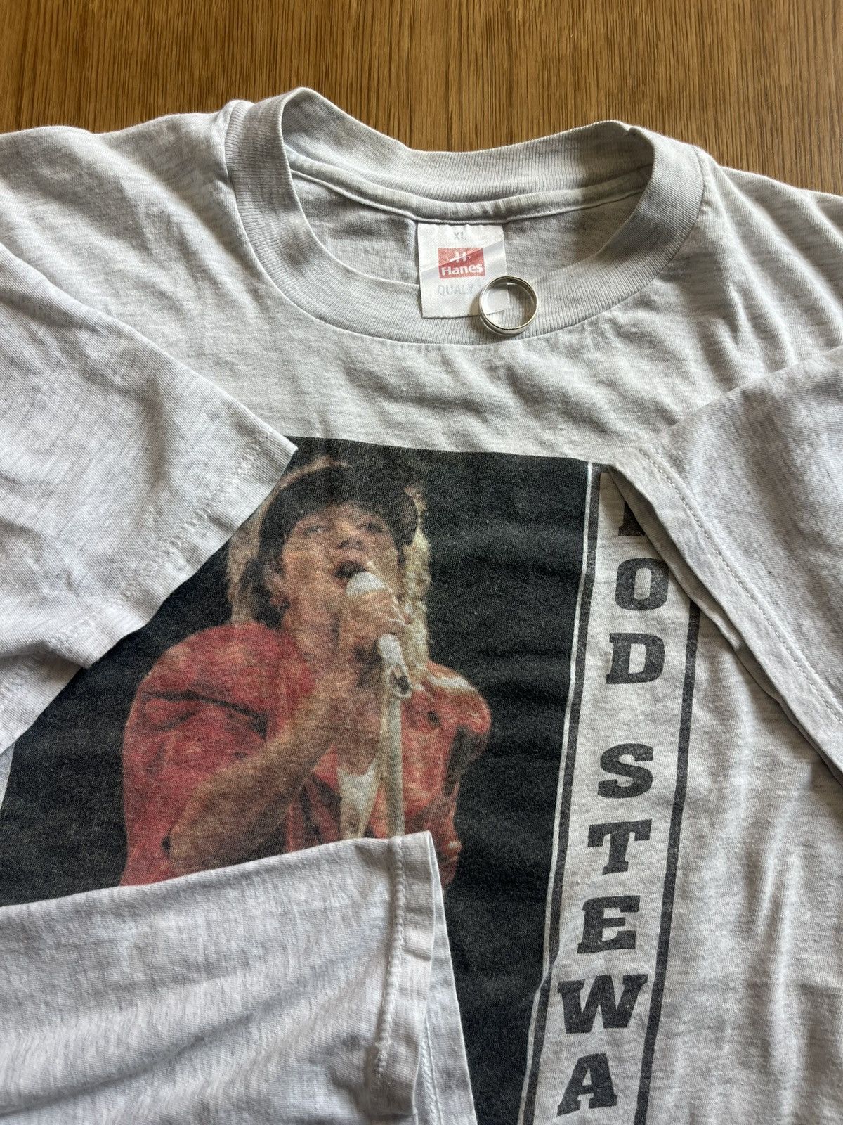 Band Tees Vintage ROD STEWART Spanner Tour 95’s RDS DUBLIN Tshirt Size US XL / EU 56 / 4 - 7 Thumbnail