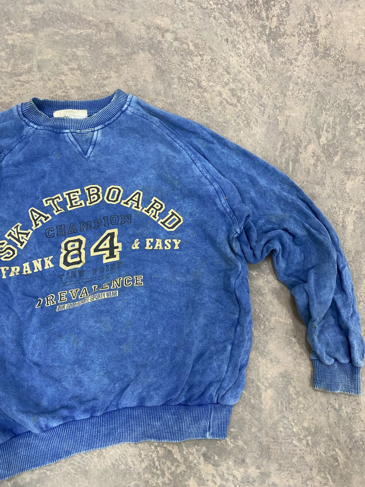 Vintage 1980s -Vintage Skateboard Dirty Sweatshirt Size US M / EU 48-50 / 2 - 7 Thumbnail