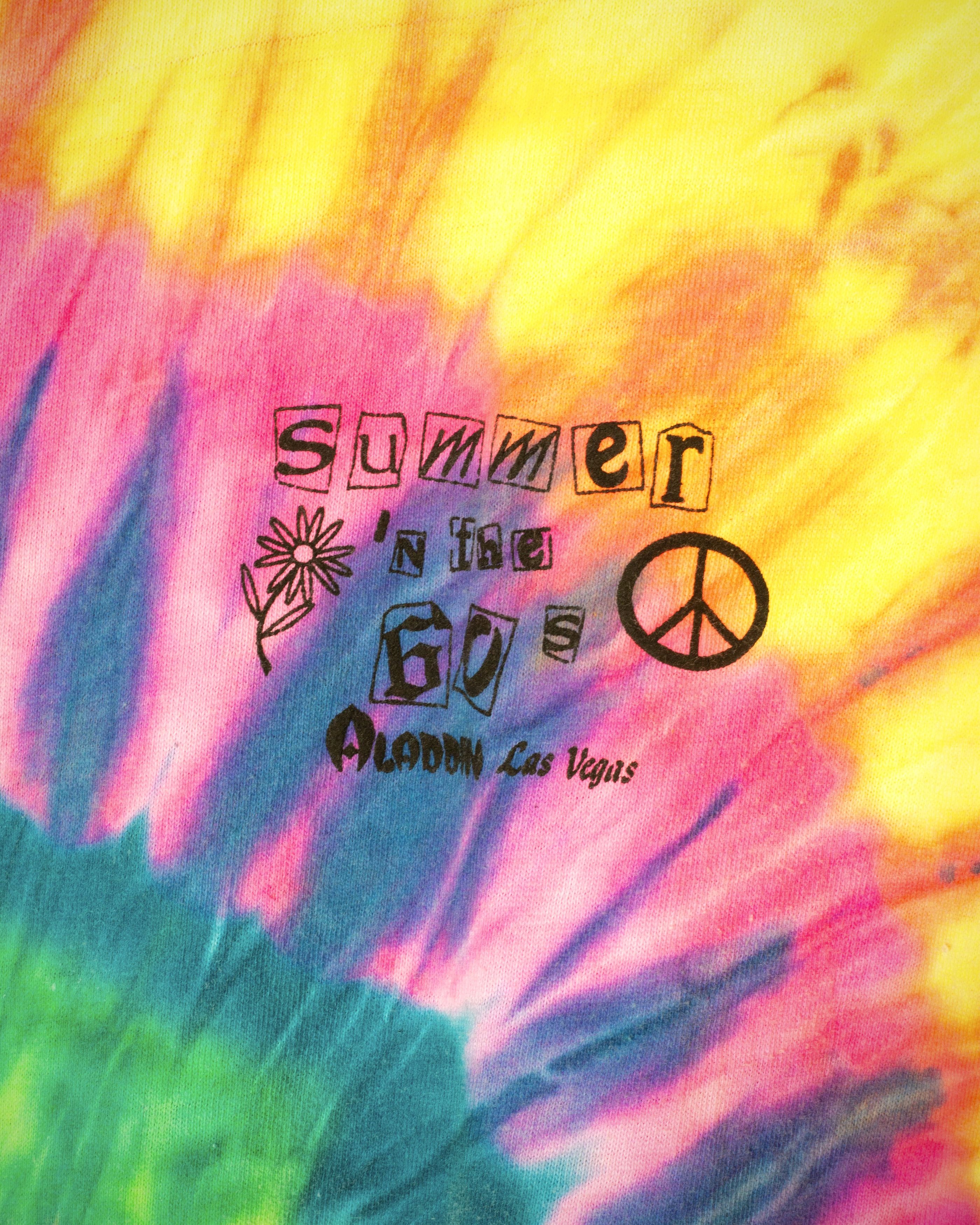 Vintage Vintage Tie-dye Las Vegas Single Stitch Tee Size US XL / EU 56 / 4 - 3 Thumbnail