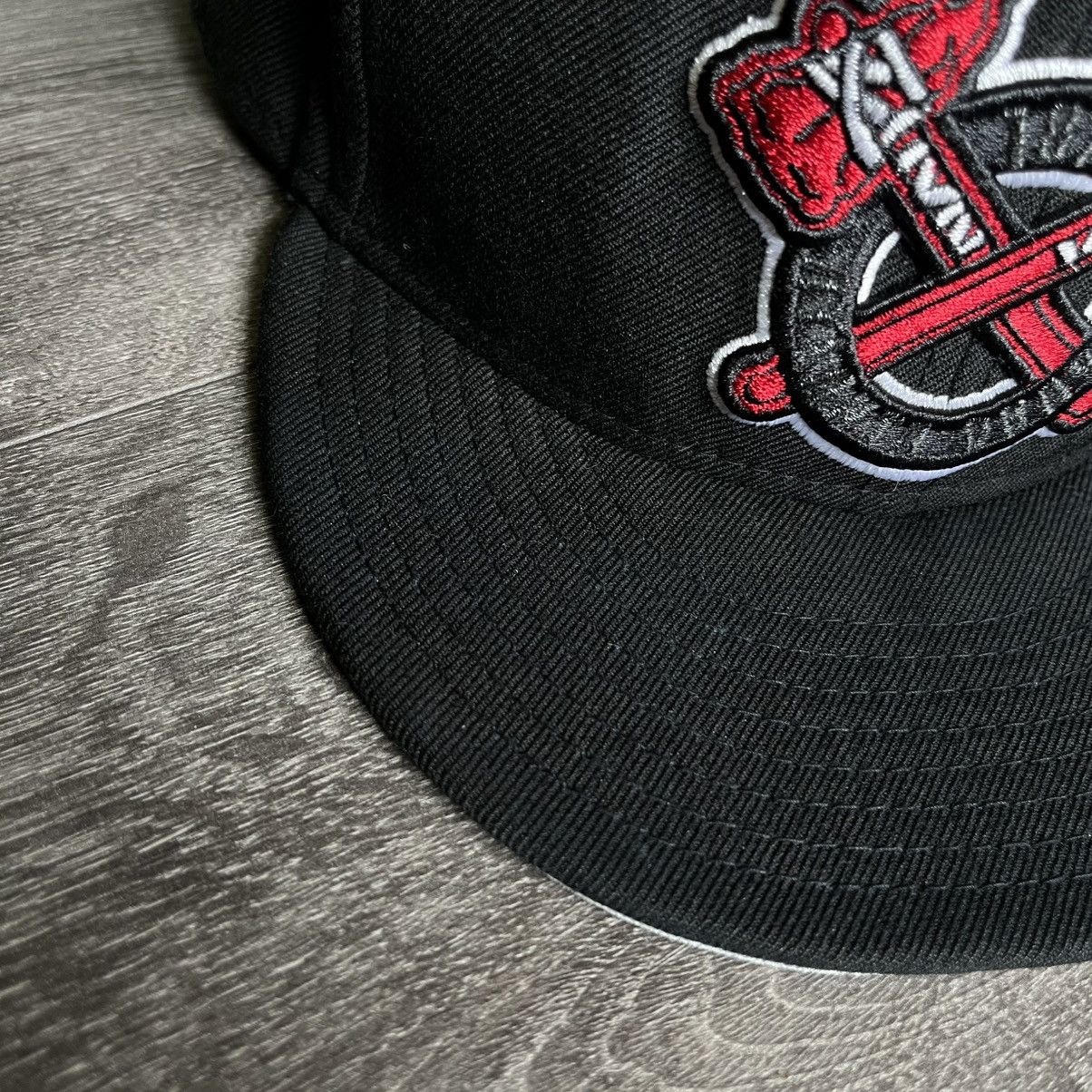 New Era Vintage Y2K Atlanta Braves 1876 Cooperstown Fitted Hat 7 3/8 Size ONE SIZE - 7 Thumbnail