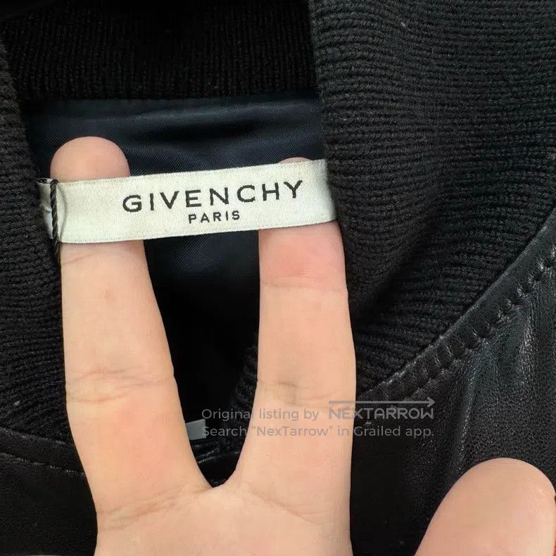 Givenchy Givenchy Five-Star Sheepskin Baseball Jacket (Size 44) Size US XS / EU 42 / 0 - 5 Thumbnail