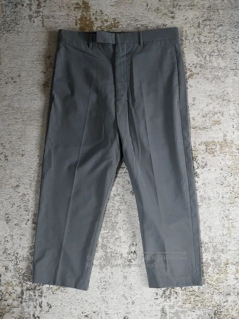 Rick Owens Rick Owens Gray Cropped Suit Pants. Size US 30 / EU 46 - 1 Thumbnail