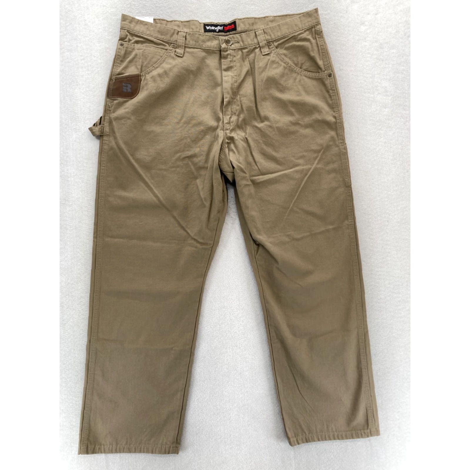 Wrangler Wrangler Riggs Workwear Carpenter Pants Mens 40x30 Brown Ripstop Straight Leg Size US 40 / EU 56 - 2 Thumbnail